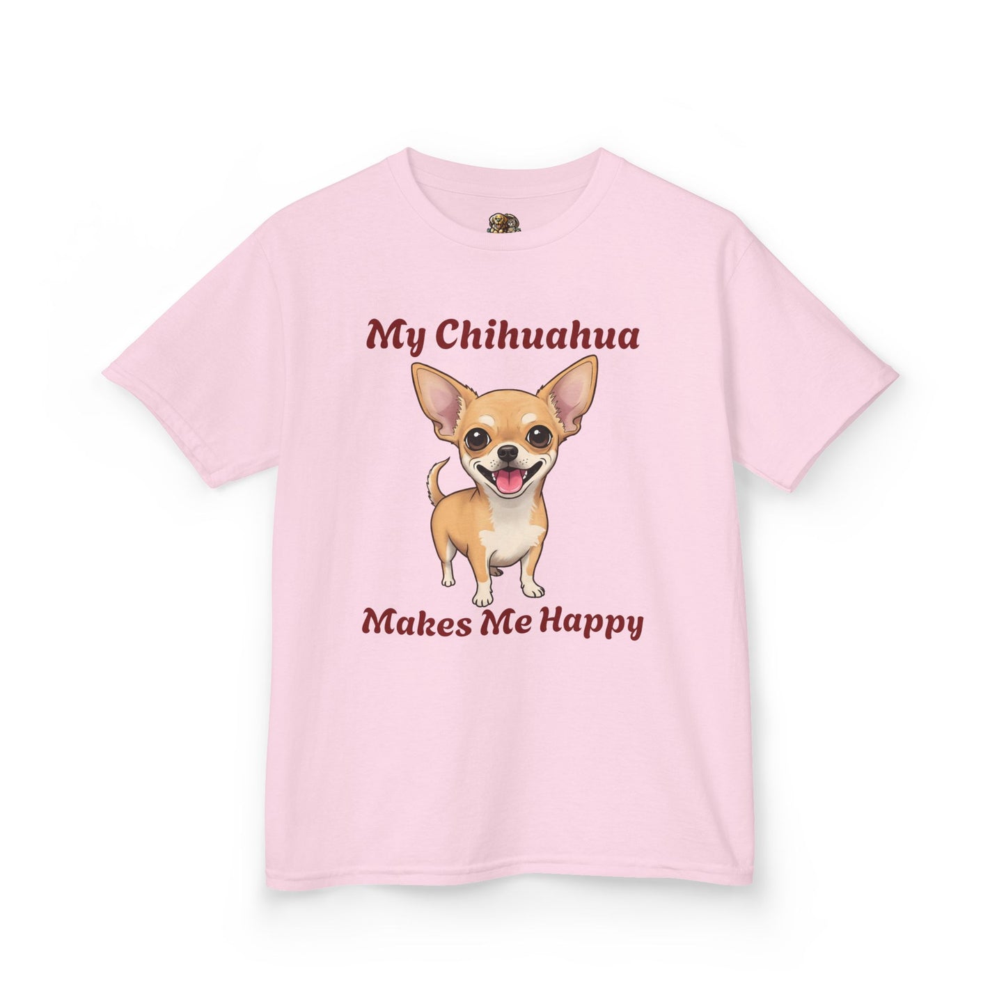 Kids My Chihuahua Tee. Adorable Dog Lover Gift, Animal Lover Shirt, Childrens Happy Tee, Cute Pet Apparel