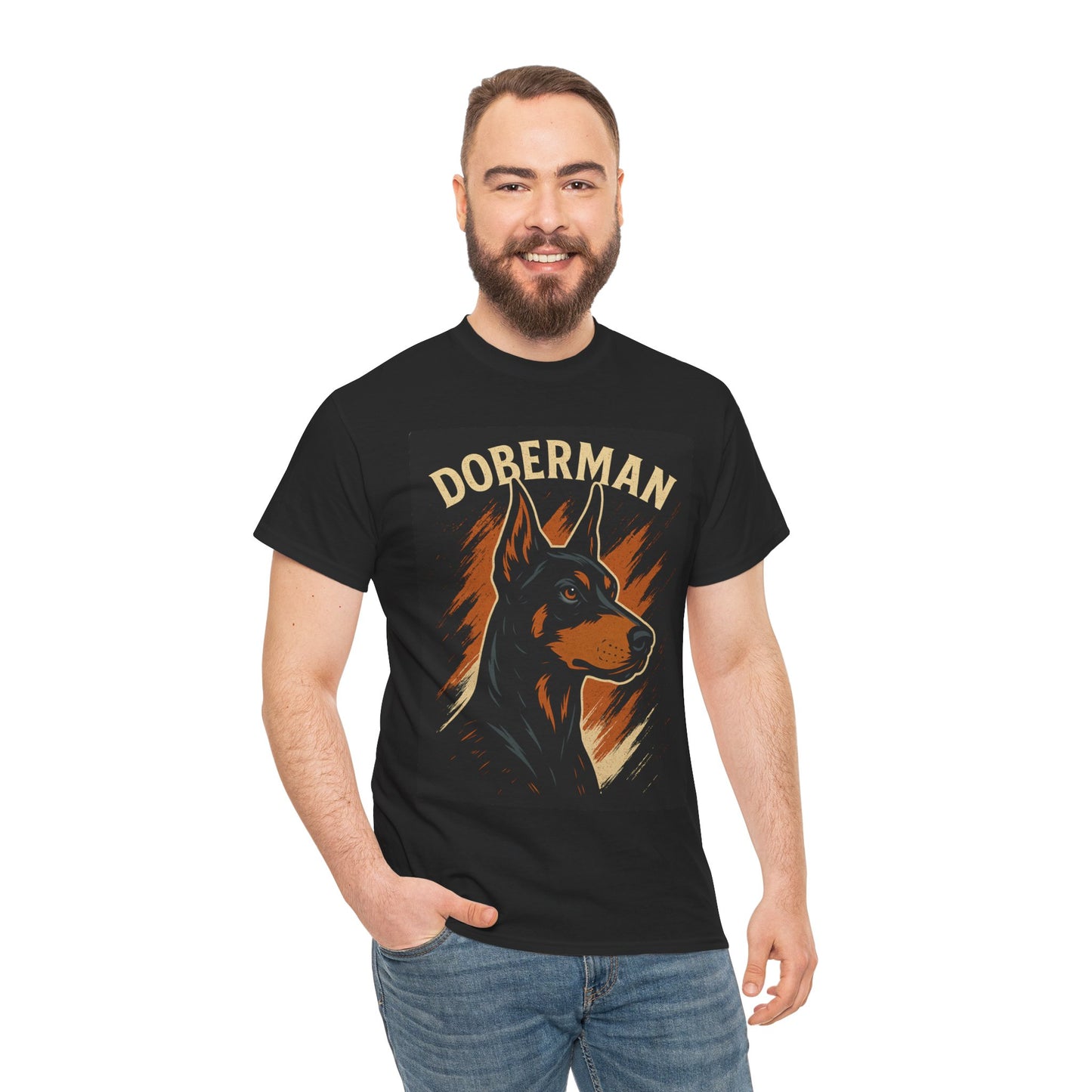 Doberman Lover T-Shirt, Dog Mom Gift, Animal Graphic Tee, Cute Pet Owner Shirt, Dog Dad Present