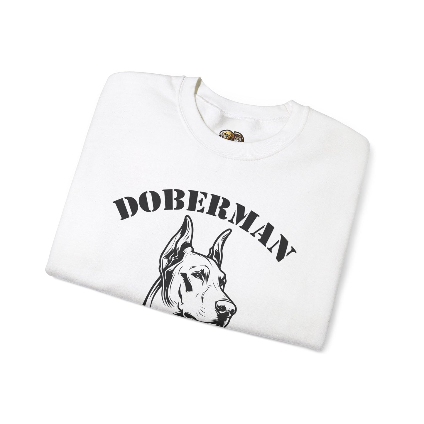 Doberman Mom Crewneck Sweatshirt - Cozy Gift for Dog Lovers