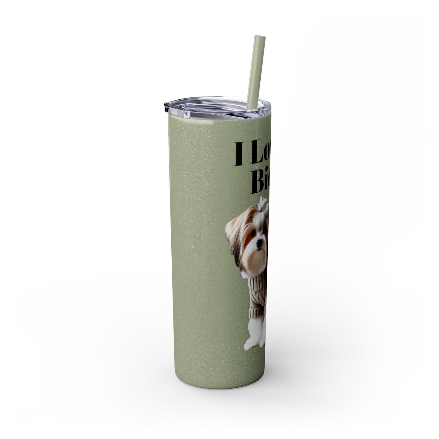 I Love Biewers! Skinny Tumbler - 20oz Dog Lover Drinkware
