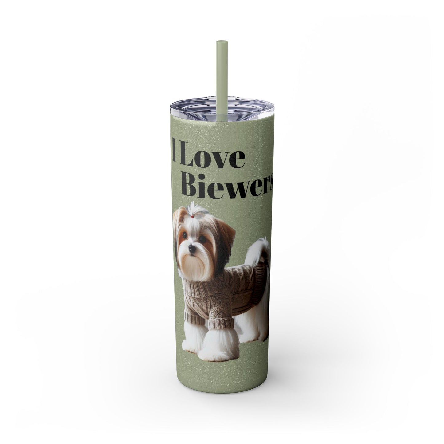 I Love Biewers! Skinny Tumbler - 20oz Dog Lover Drinkware