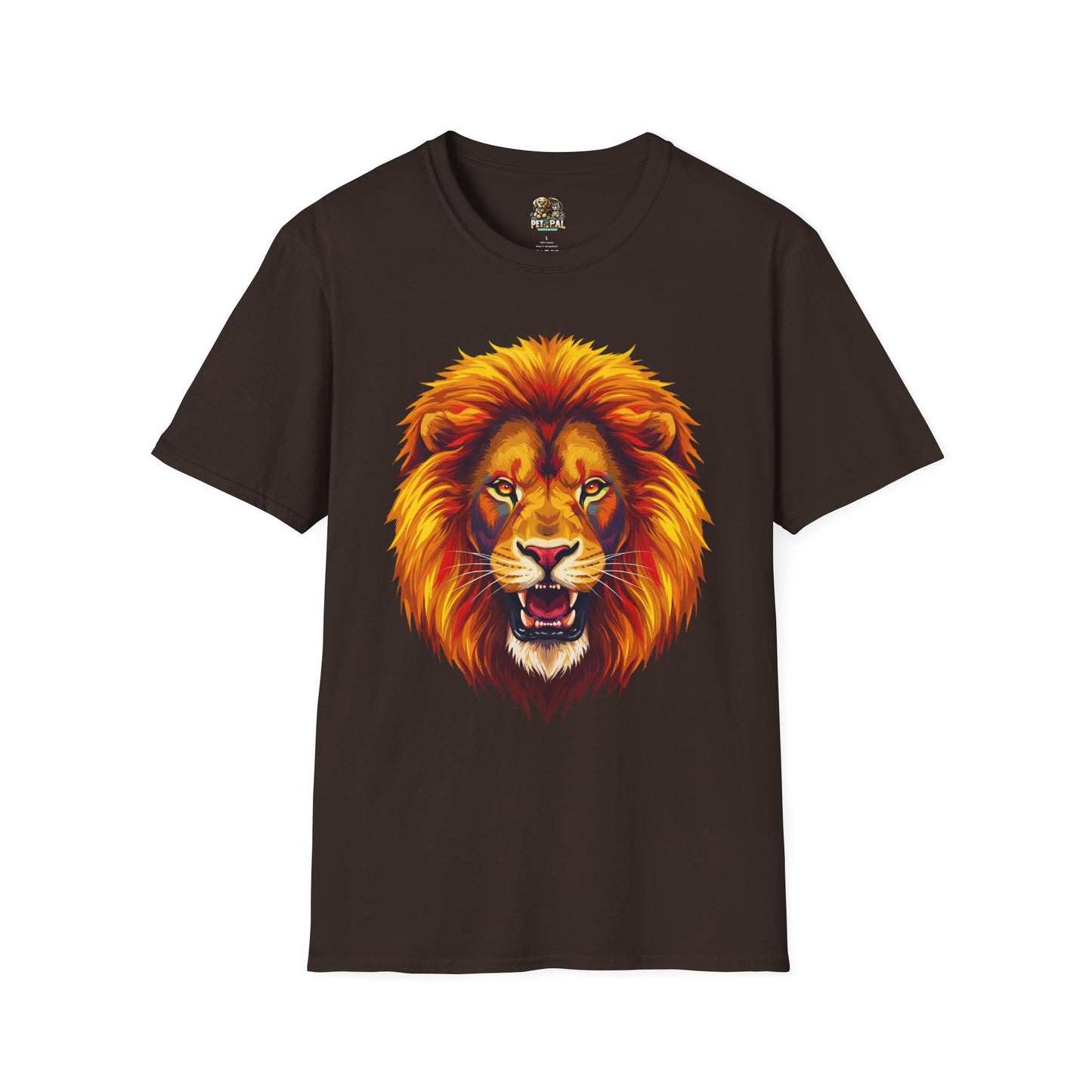 Fierce Lion Graphic Tee, Animal Lover Shirt, Graphic T-Shirt, Unisex Lion Shirt, Wild Animal Apparel, Gift for Nature Enthusiasts