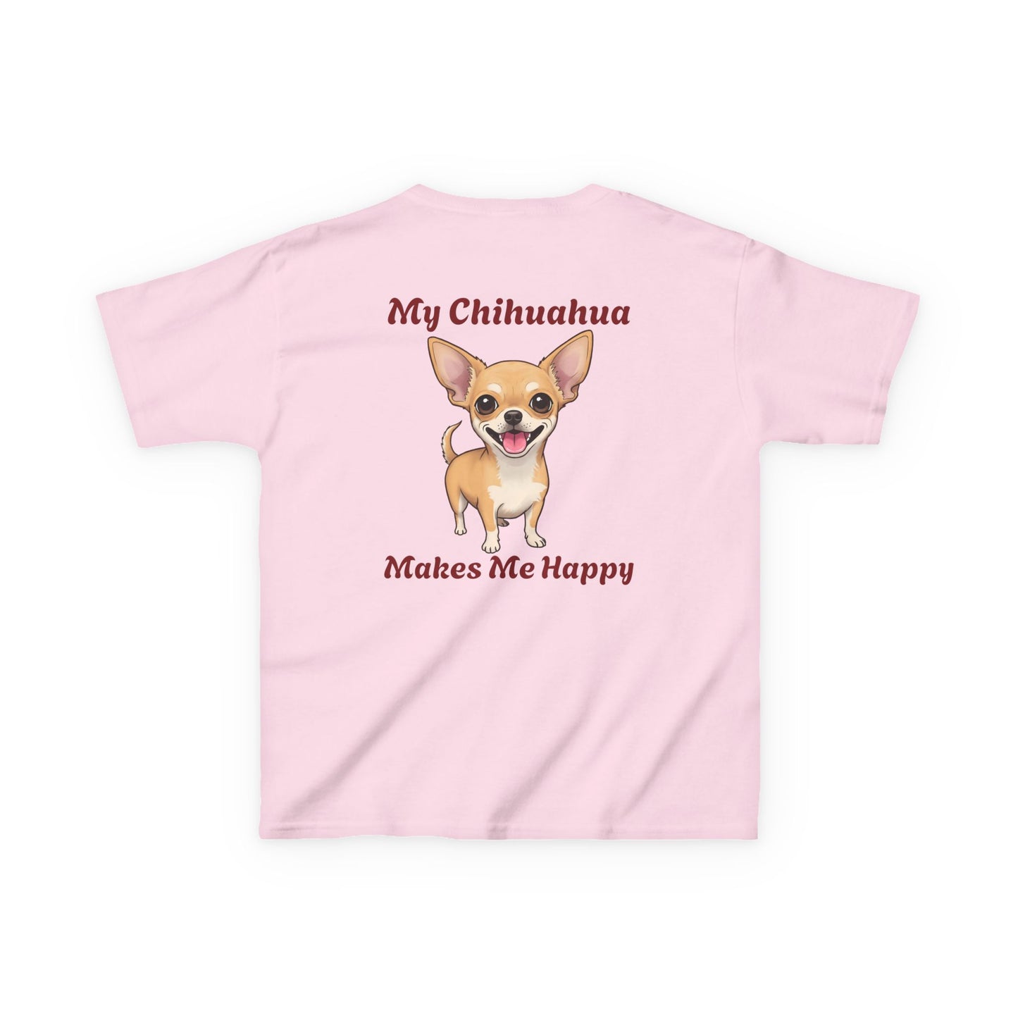 Kids My Chihuahua Tee. Adorable Dog Lover Gift, Animal Lover Shirt, Childrens Happy Tee, Cute Pet Apparel