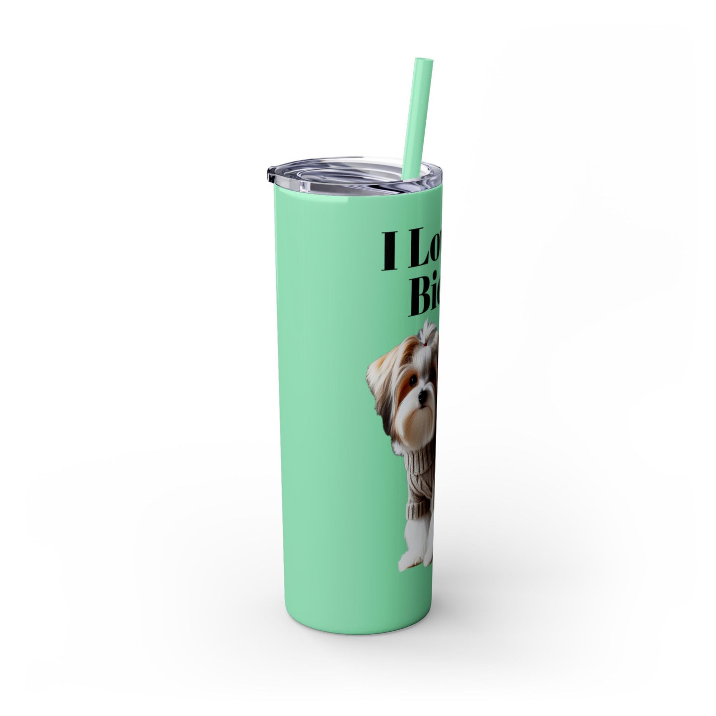 I Love Biewers! Skinny Tumbler - 20oz Dog Lover Drinkware