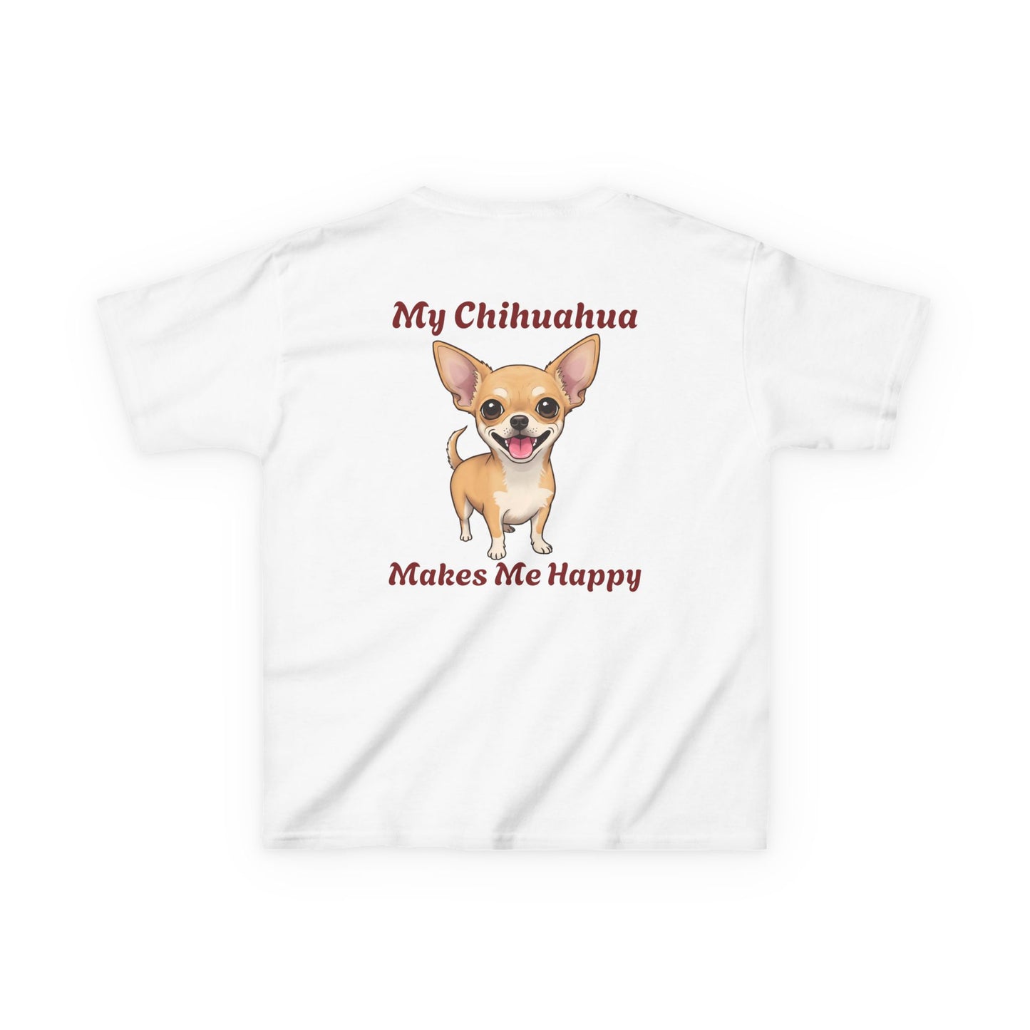 Kids My Chihuahua Tee. Adorable Dog Lover Gift, Animal Lover Shirt, Childrens Happy Tee, Cute Pet Apparel