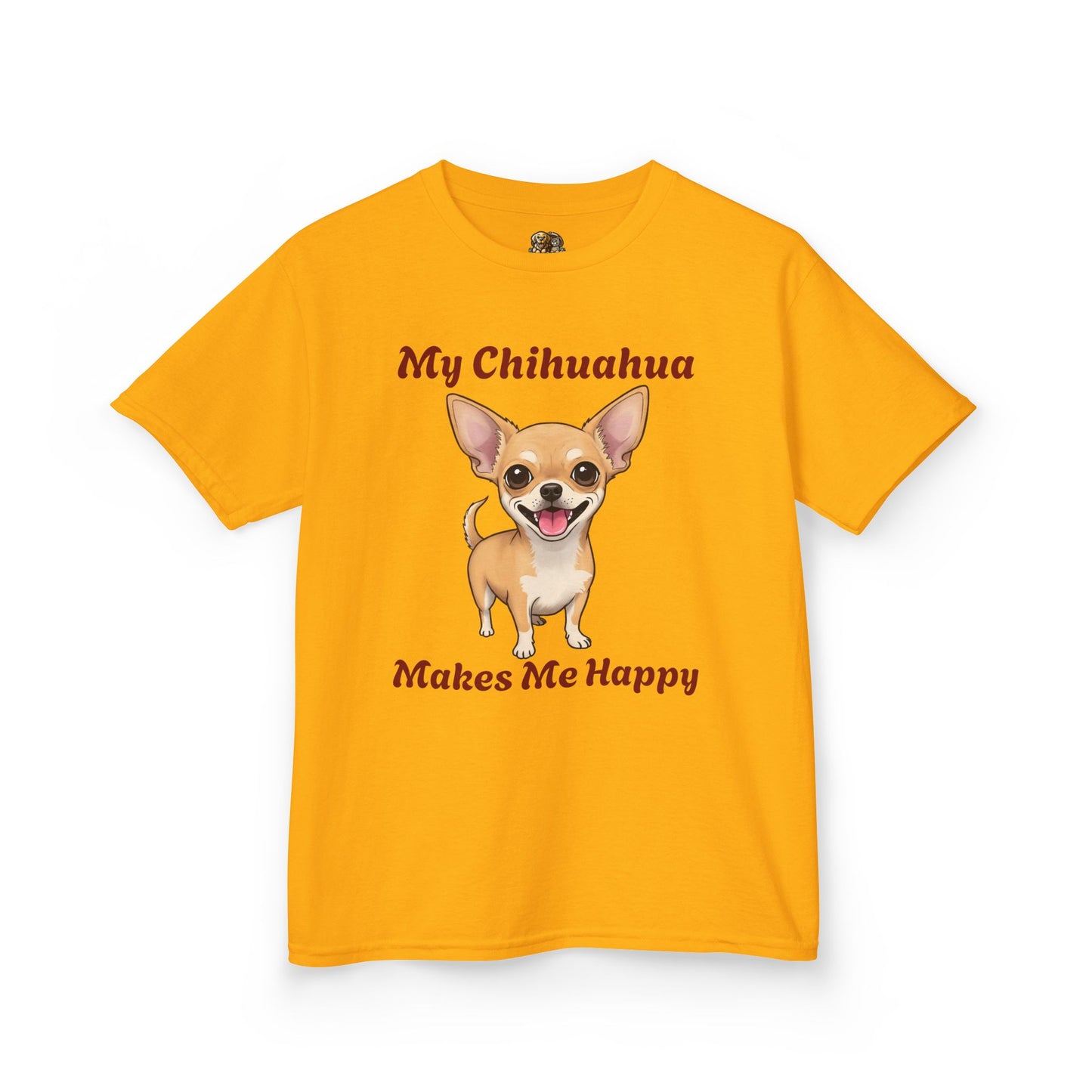 Kids My Chihuahua Tee. Adorable Dog Lover Gift, Animal Lover Shirt, Childrens Happy Tee, Cute Pet Apparel