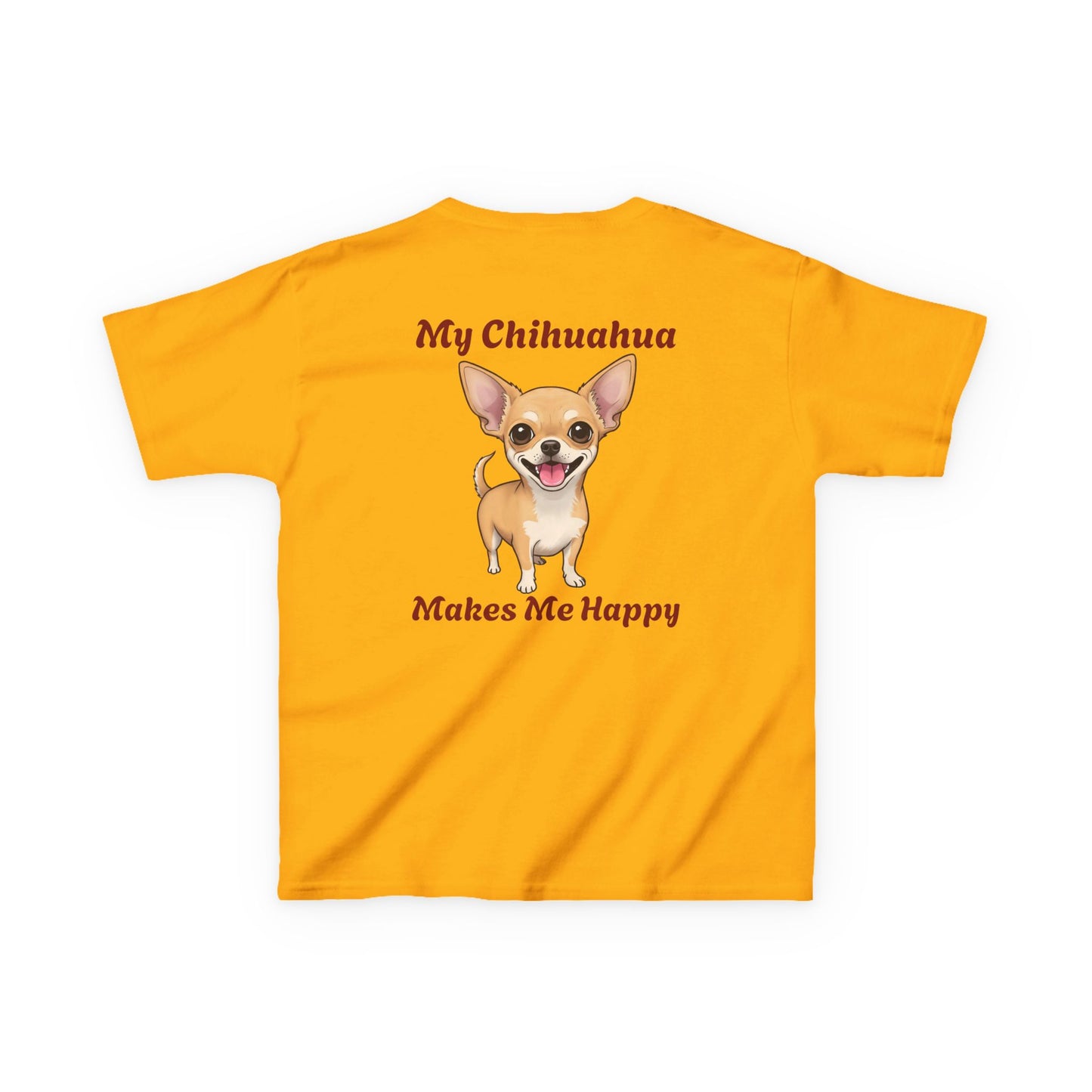 Kids My Chihuahua Tee. Adorable Dog Lover Gift, Animal Lover Shirt, Childrens Happy Tee, Cute Pet Apparel