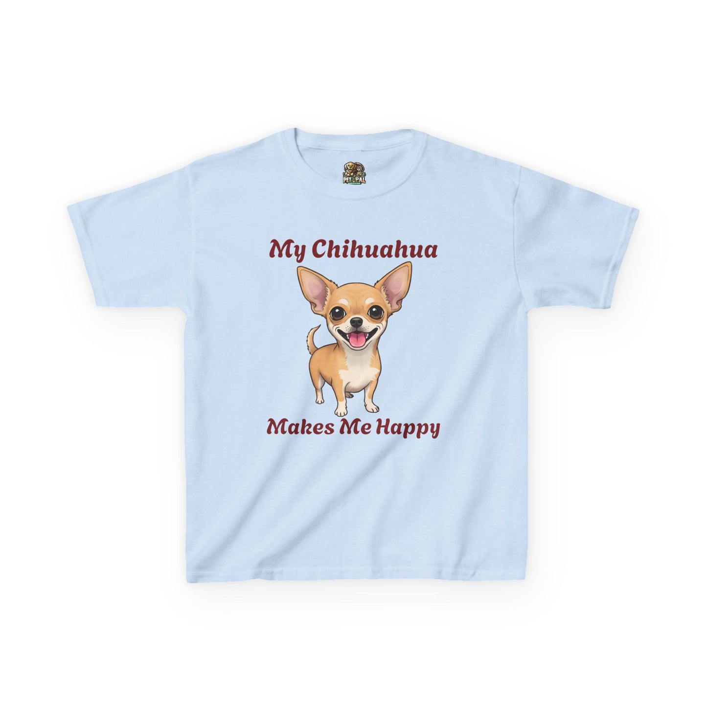 Kids My Chihuahua Tee. Adorable Dog Lover Gift, Animal Lover Shirt, Childrens Happy Tee, Cute Pet Apparel