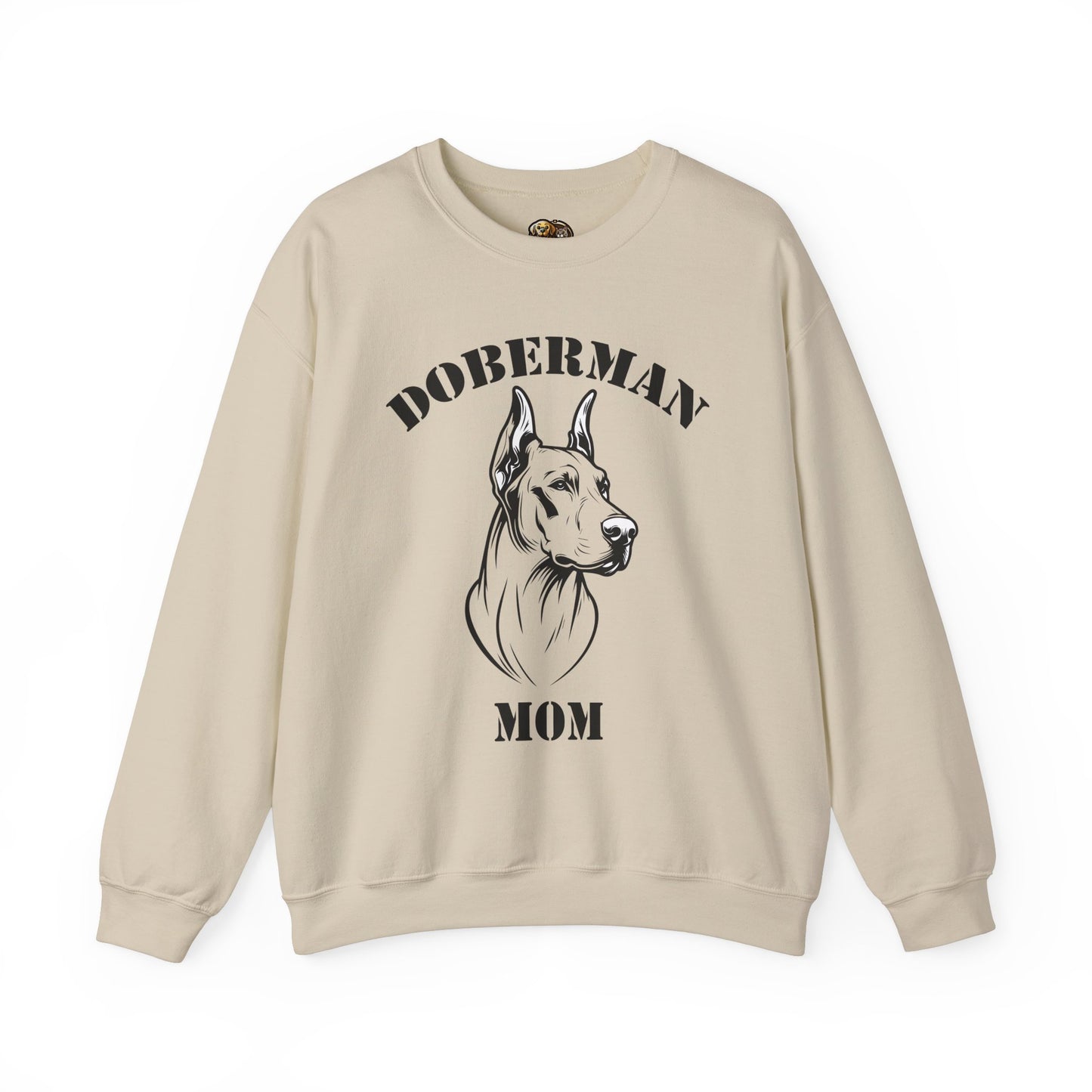 Doberman Mom Crewneck Sweatshirt - Cozy Gift for Dog Lovers