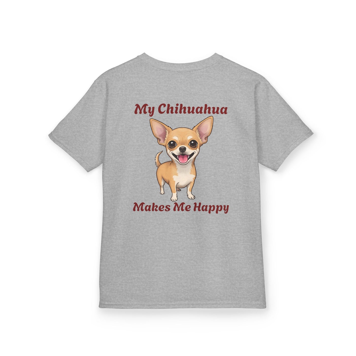 Kids My Chihuahua Tee. Adorable Dog Lover Gift, Animal Lover Shirt, Childrens Happy Tee, Cute Pet Apparel