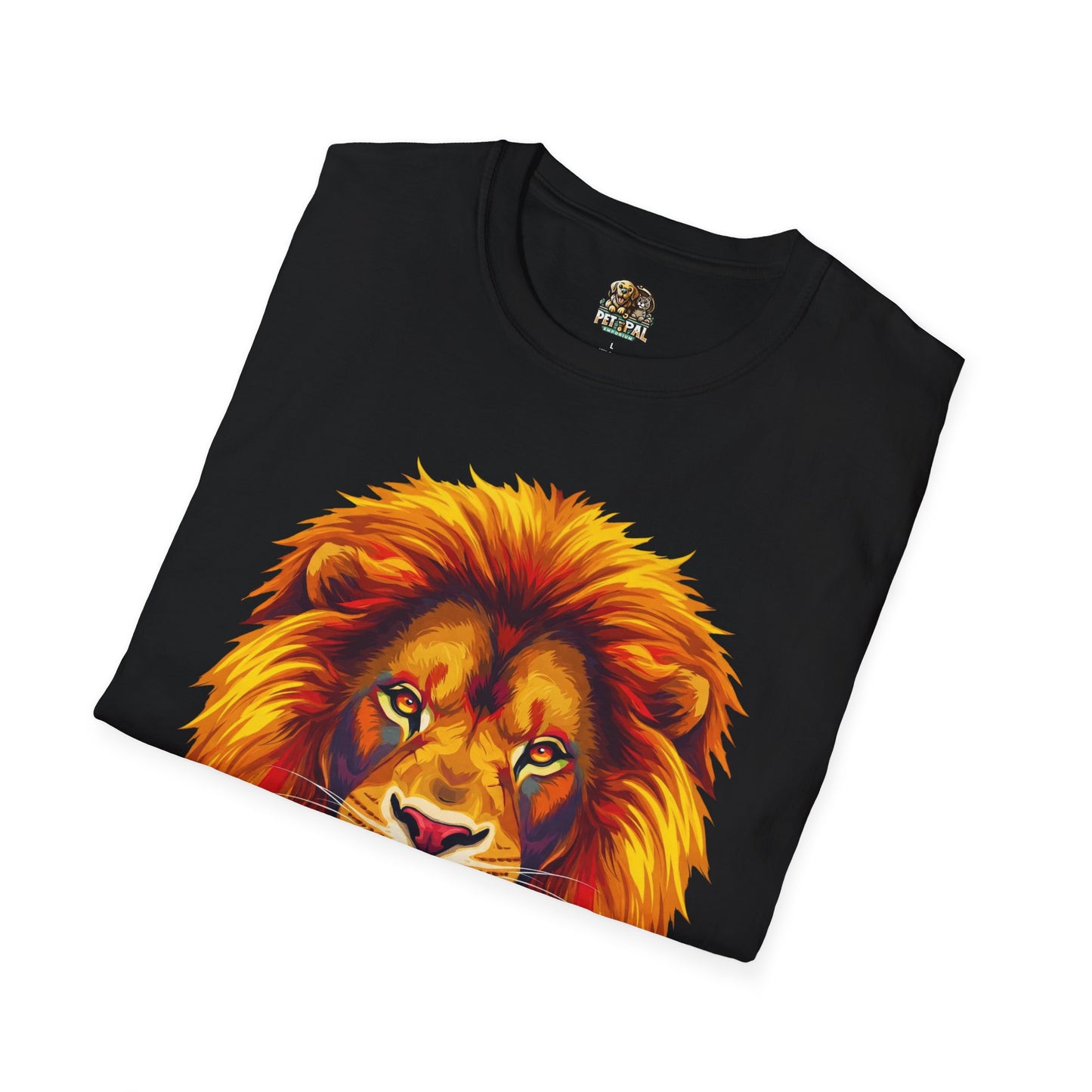 Fierce Lion Graphic Tee, Animal Lover Shirt, Graphic T-Shirt, Unisex Lion Shirt, Wild Animal Apparel, Gift for Nature Enthusiasts