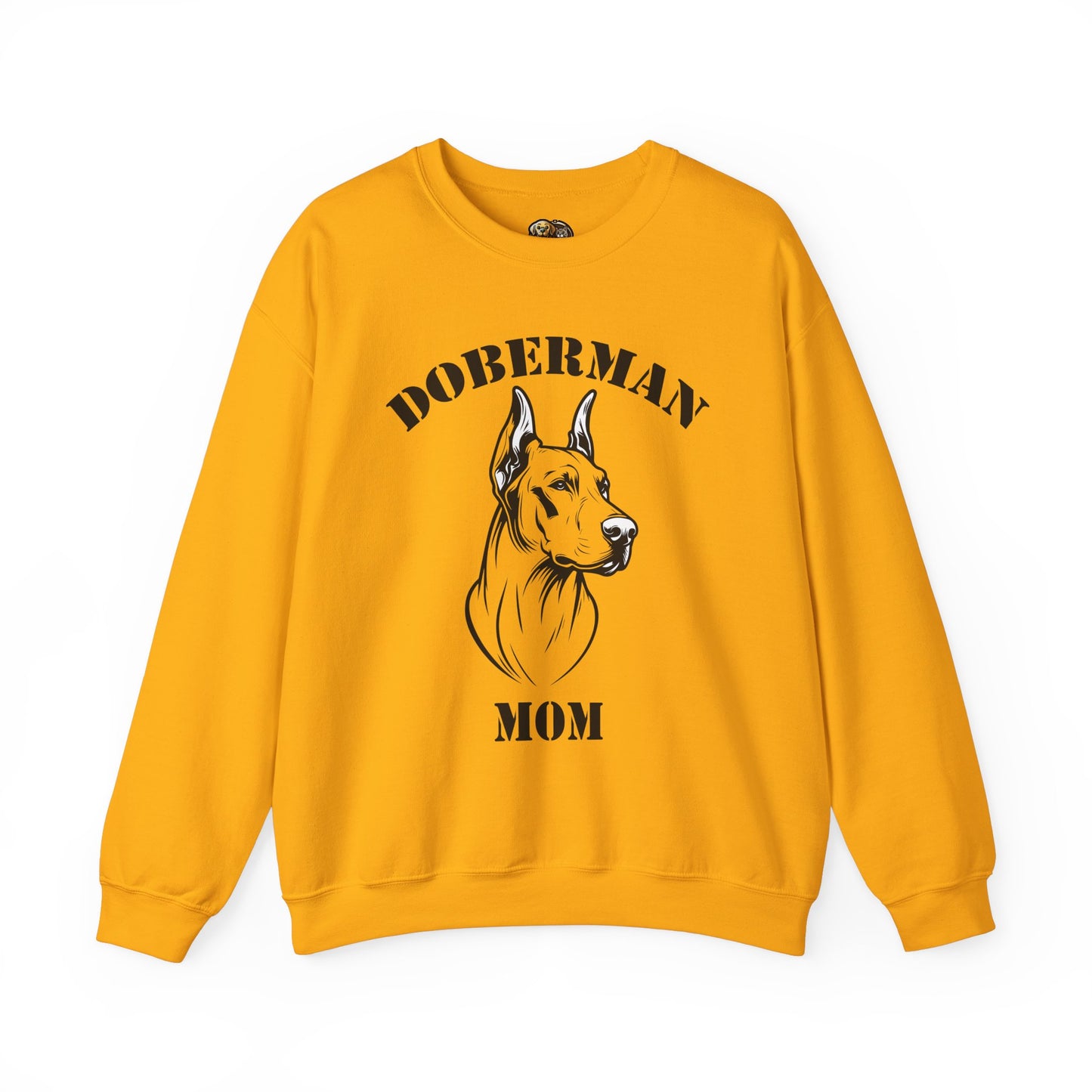 Doberman Mom Crewneck Sweatshirt - Cozy Gift for Dog Lovers