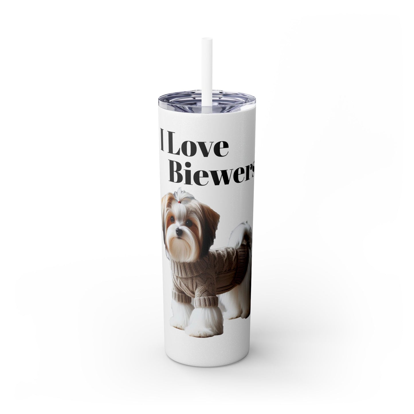 I Love Biewers! Skinny Tumbler - 20oz Dog Lover Drinkware