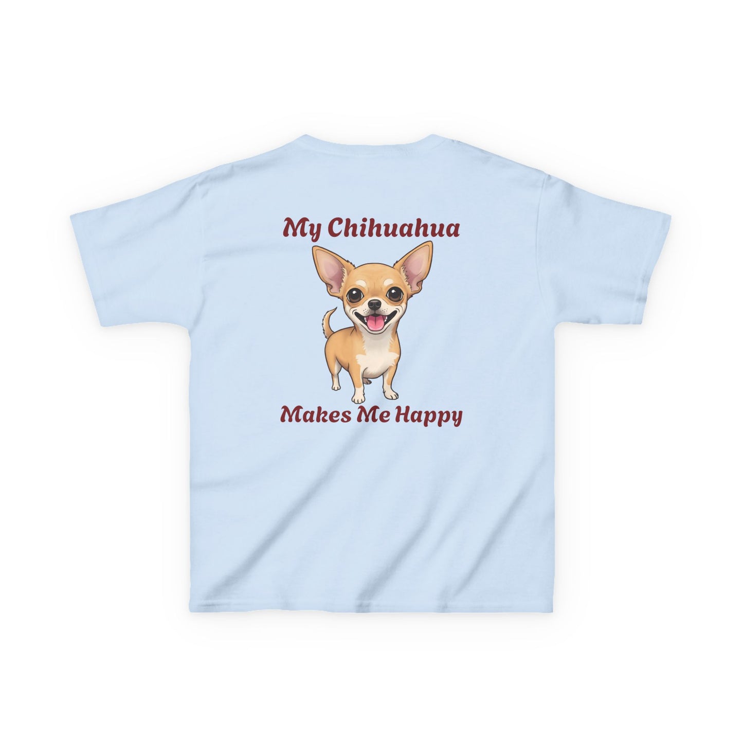 Kids My Chihuahua Tee. Adorable Dog Lover Gift, Animal Lover Shirt, Childrens Happy Tee, Cute Pet Apparel