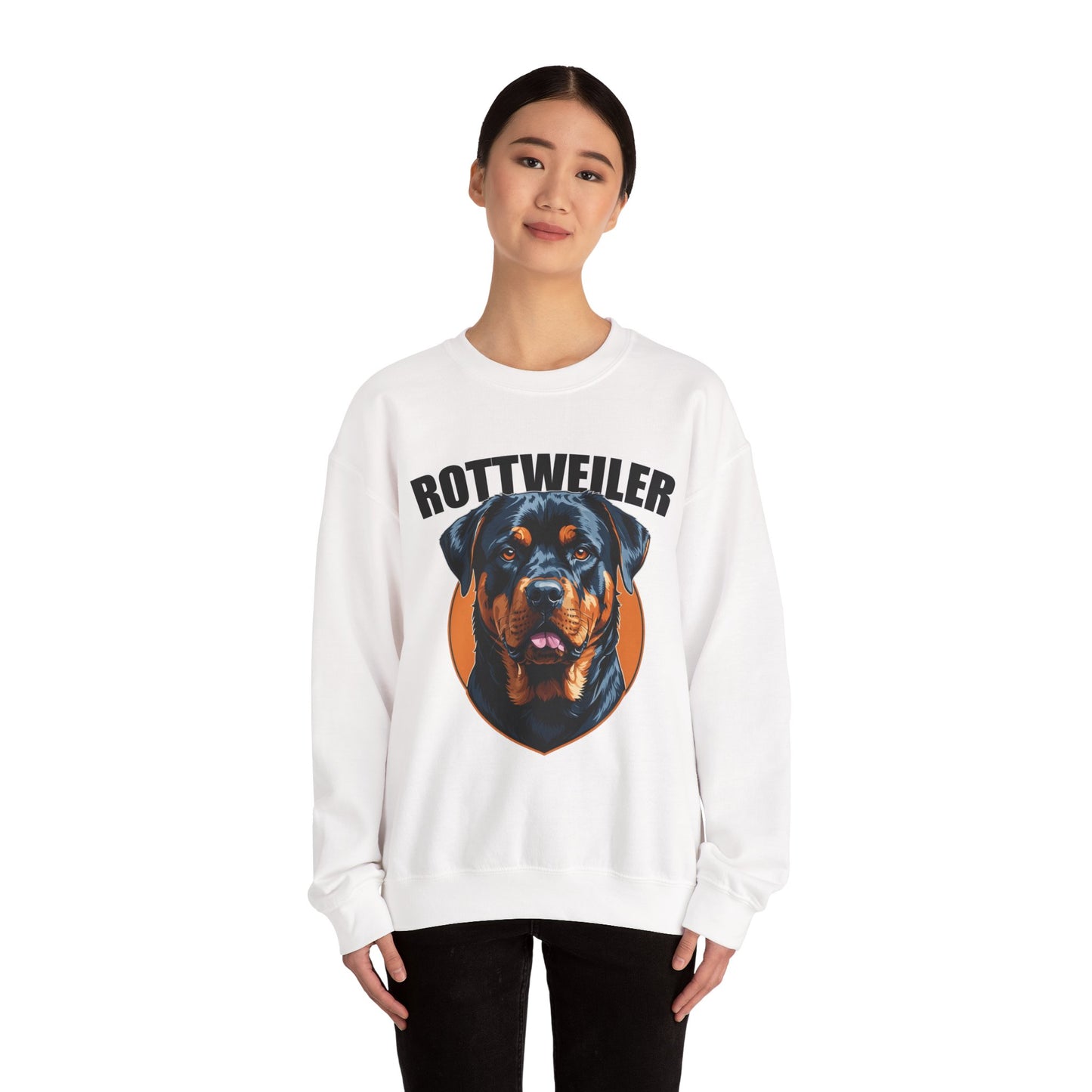 Rottweiler Love Crewneck Sweatshirt | Dog Mom Gift, Pet Lover Apparel, Cozy Sweatshirt, Animal Lover Gift, Birthday Gift