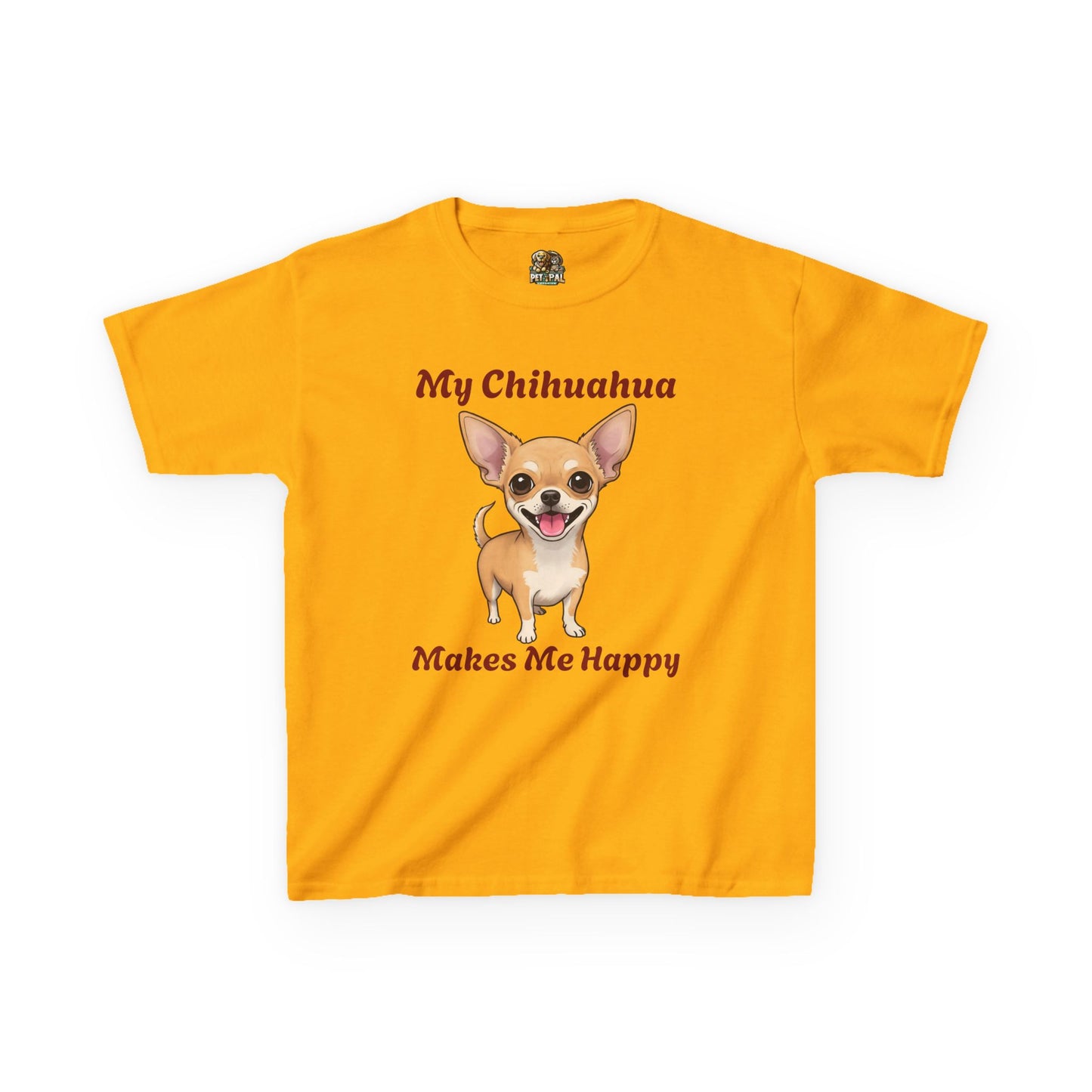 Kids My Chihuahua Tee. Adorable Dog Lover Gift, Animal Lover Shirt, Childrens Happy Tee, Cute Pet Apparel