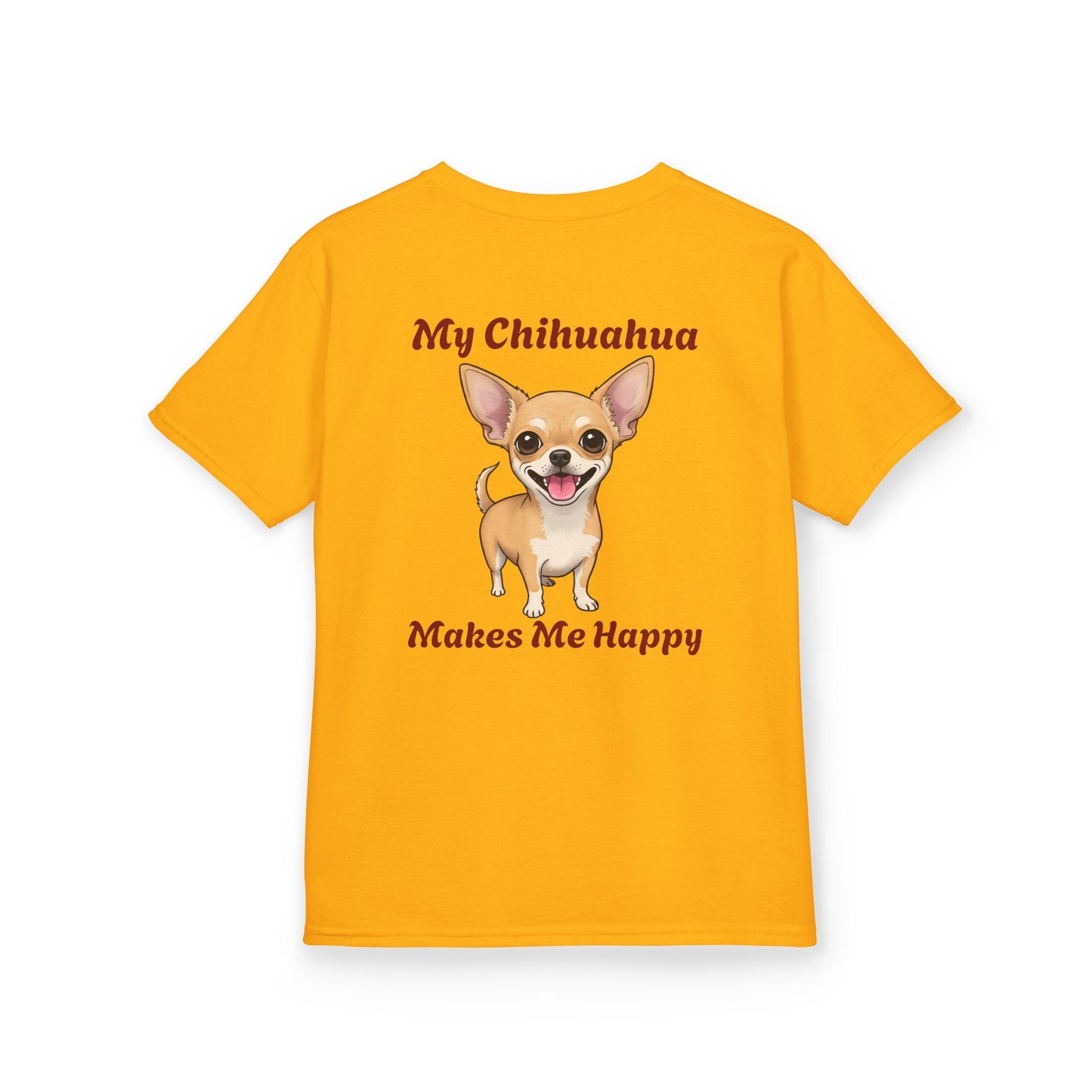 Kids My Chihuahua Tee. Adorable Dog Lover Gift, Animal Lover Shirt, Childrens Happy Tee, Cute Pet Apparel
