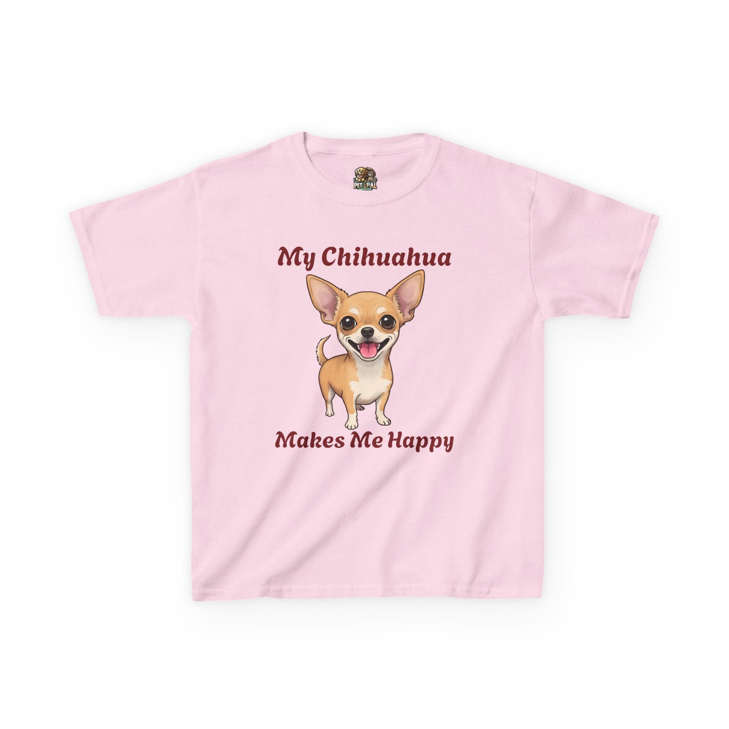 Kids My Chihuahua Tee. Adorable Dog Lover Gift, Animal Lover Shirt, Childrens Happy Tee, Cute Pet Apparel