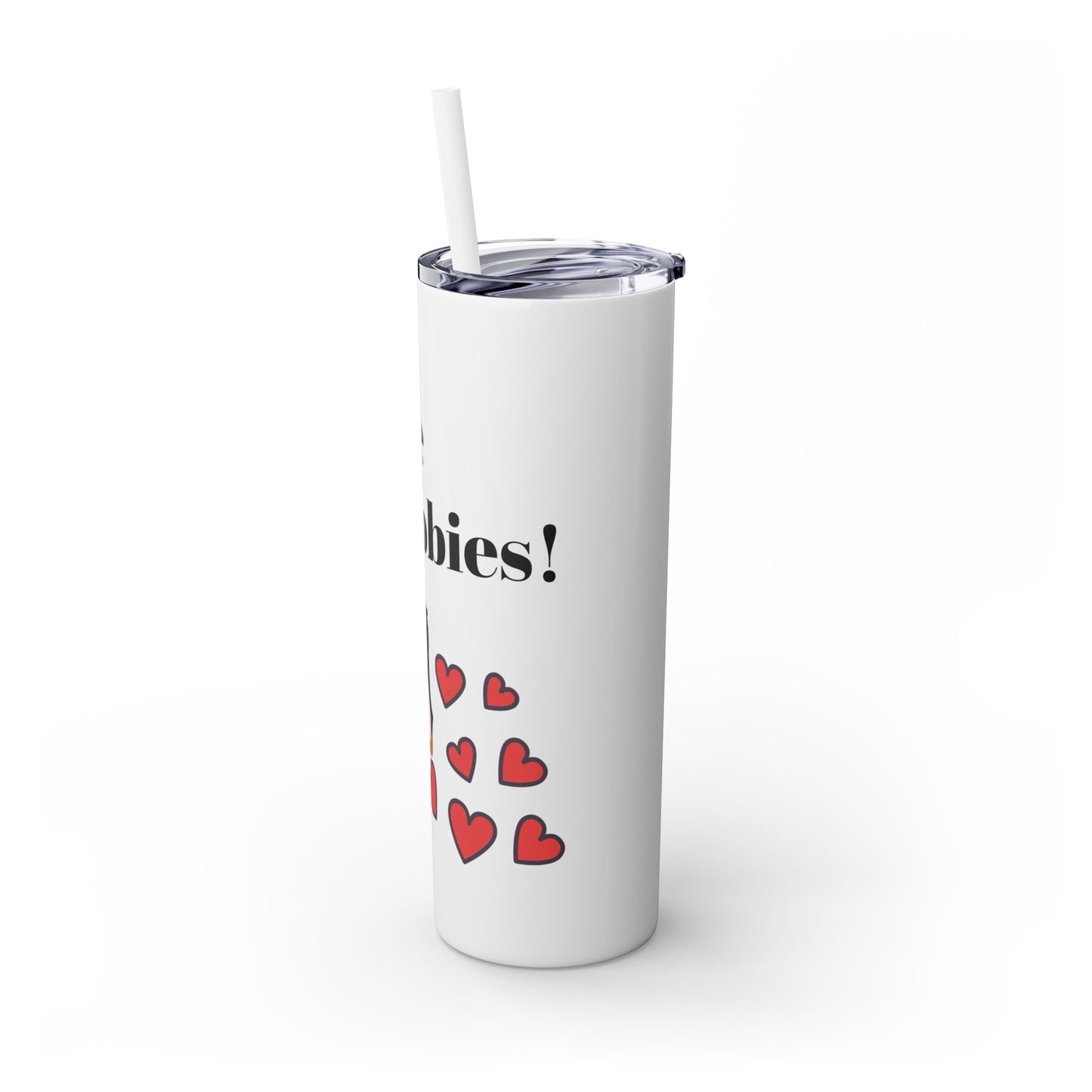 Love Dobies Skinny Tumbler - 20oz Dog Lover Drinkware