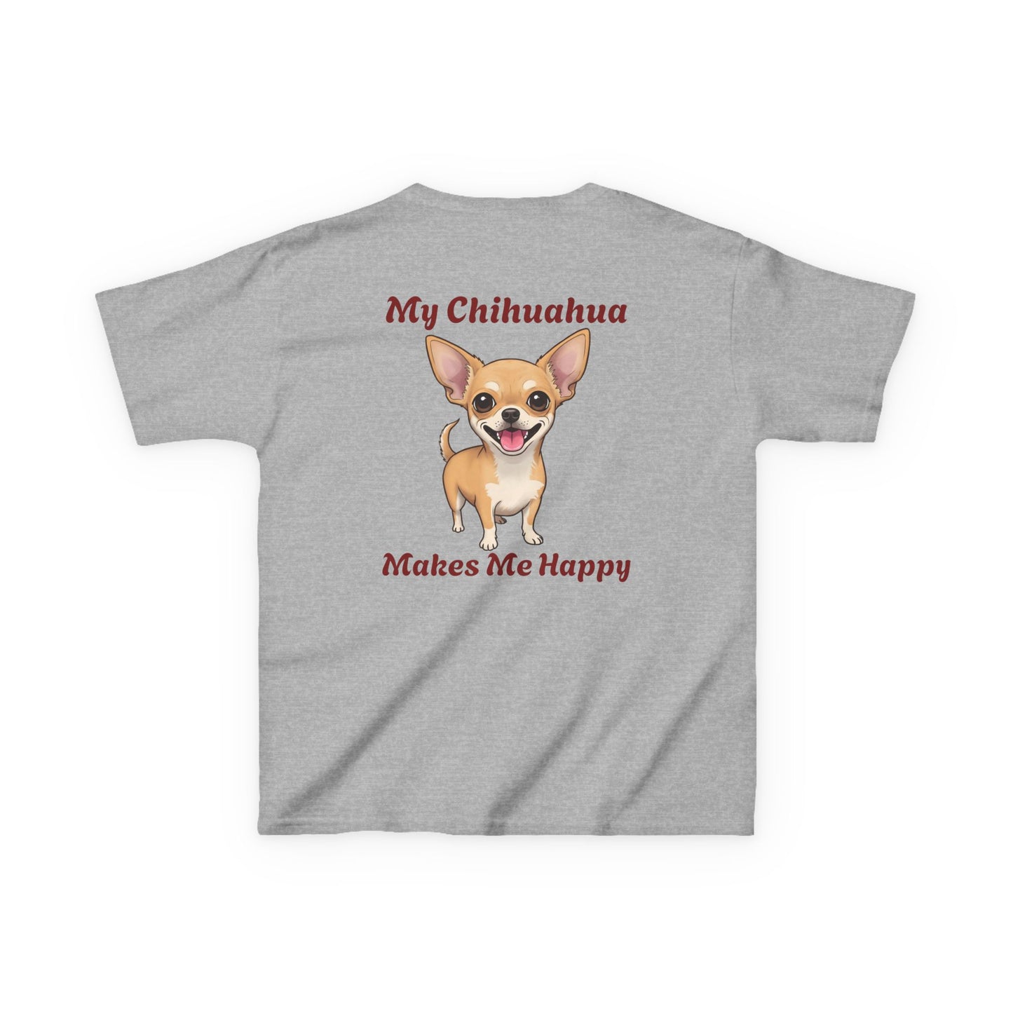 Kids My Chihuahua Tee. Adorable Dog Lover Gift, Animal Lover Shirt, Childrens Happy Tee, Cute Pet Apparel