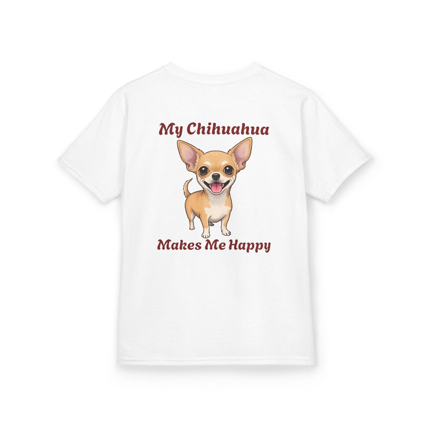 Kids My Chihuahua Tee. Adorable Dog Lover Gift, Animal Lover Shirt, Childrens Happy Tee, Cute Pet Apparel