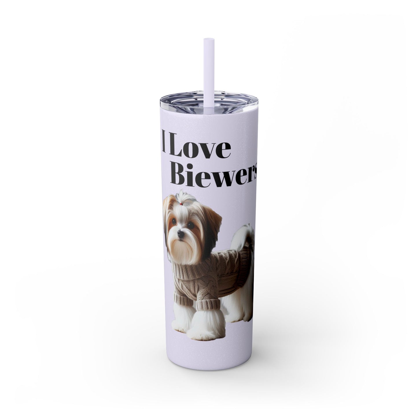 I Love Biewers! Skinny Tumbler - 20oz Dog Lover Drinkware