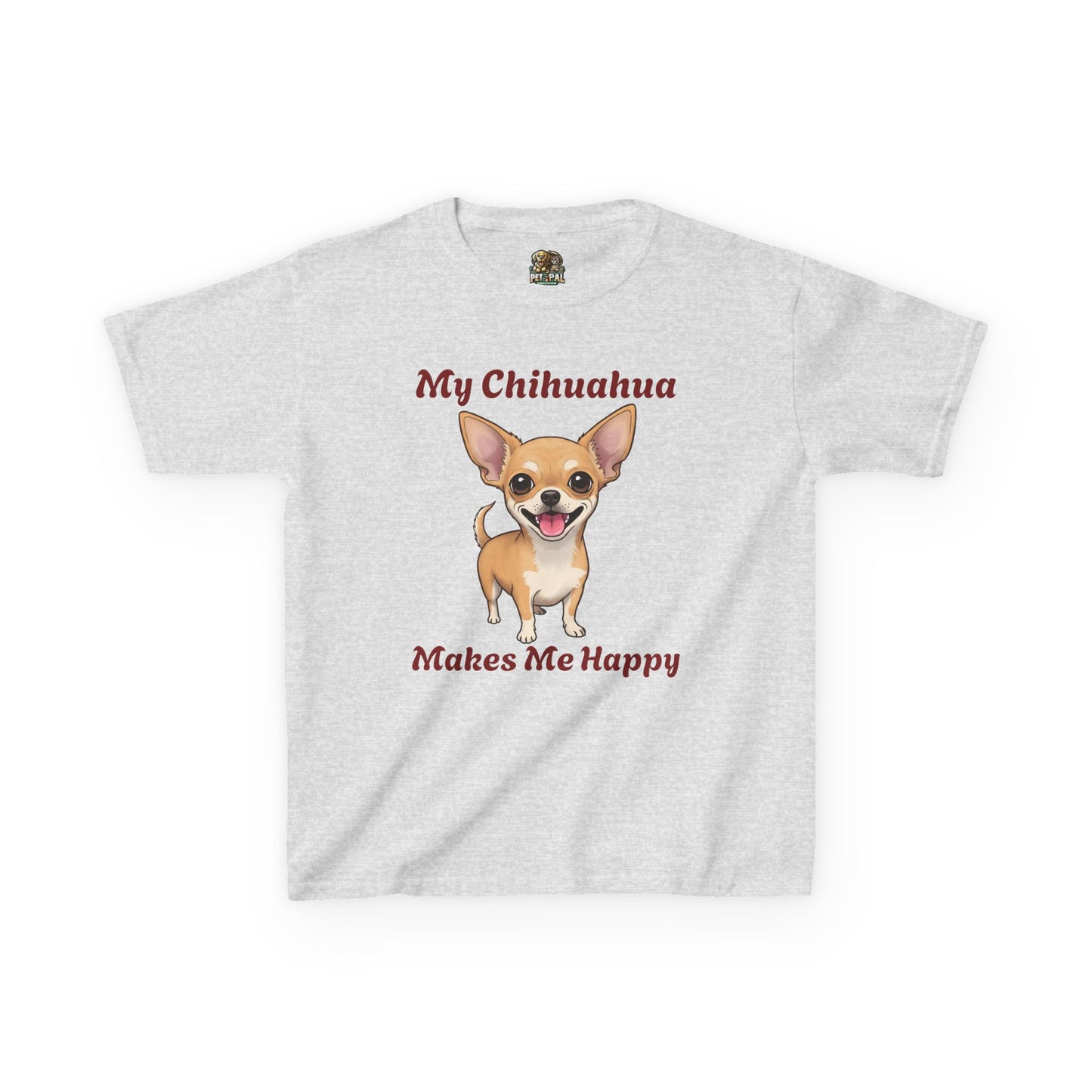 Kids My Chihuahua Tee. Adorable Dog Lover Gift, Animal Lover Shirt, Childrens Happy Tee, Cute Pet Apparel