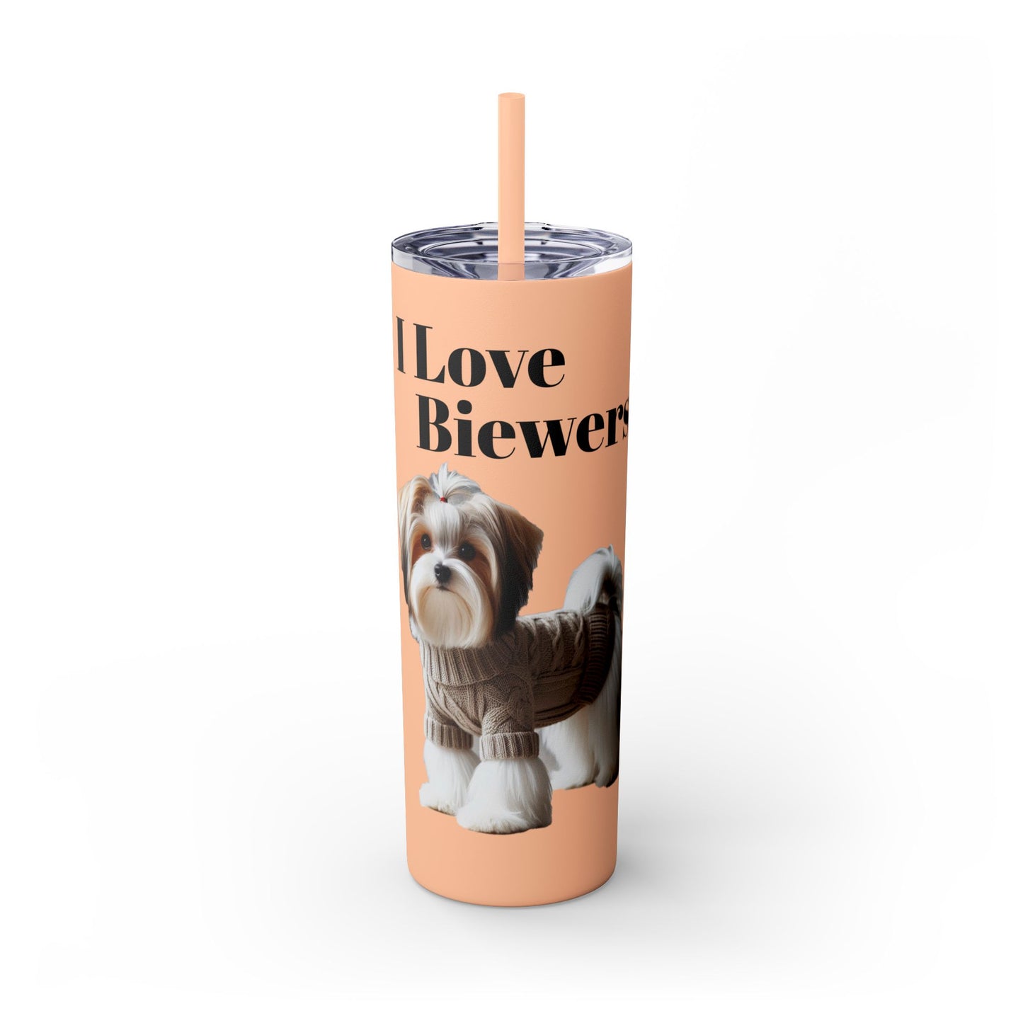 I Love Biewers! Skinny Tumbler - 20oz Dog Lover Drinkware