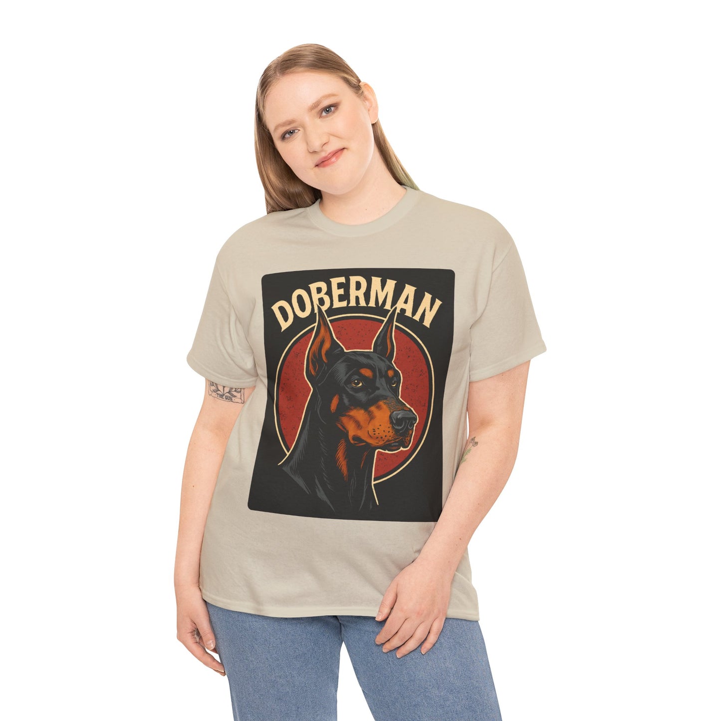 Dobie Lover T-Shirt, Dog Mom Gift, Animal Graphic Tee, Cute Pet Owner Shirt, Dog Dad Present