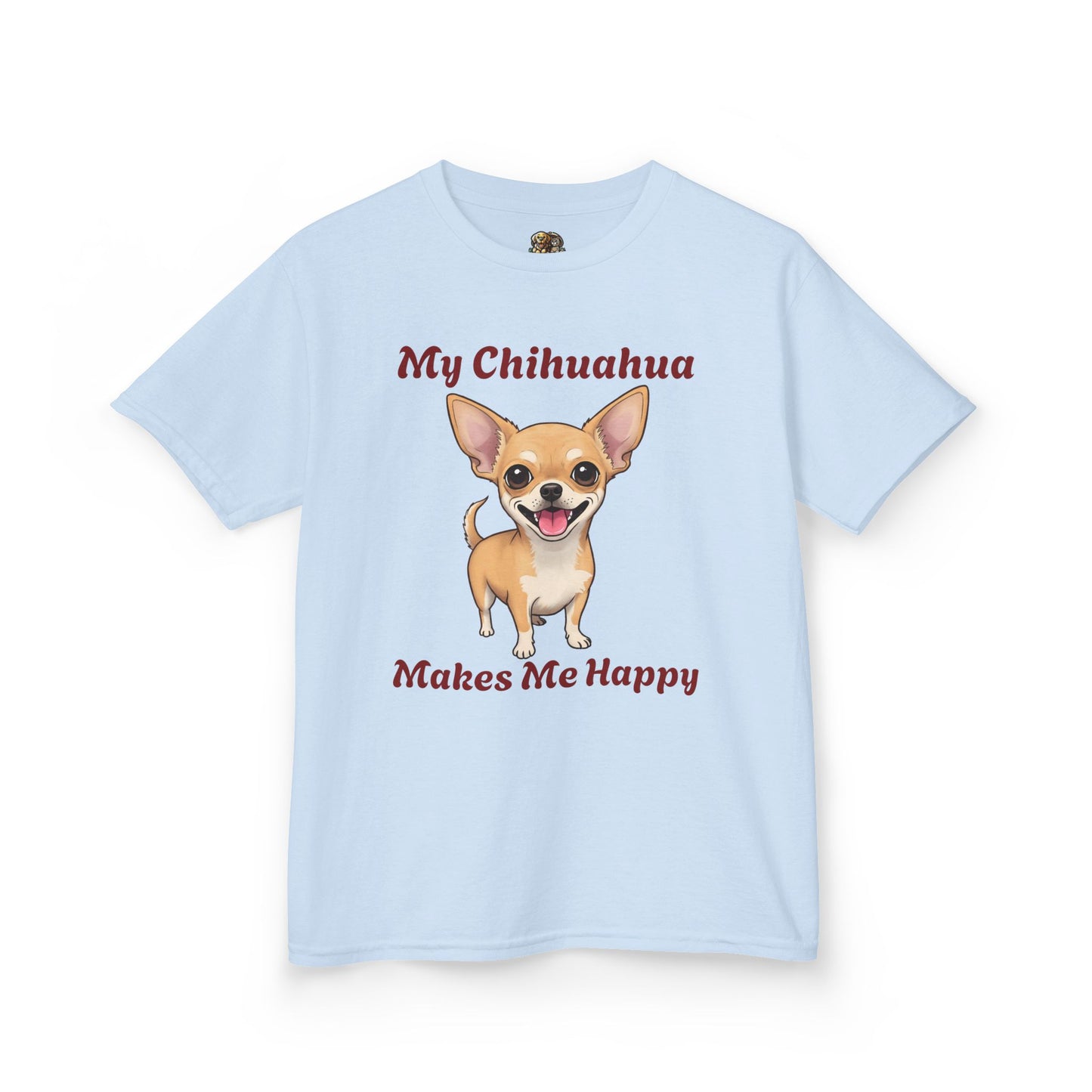 Kids My Chihuahua Tee. Adorable Dog Lover Gift, Animal Lover Shirt, Childrens Happy Tee, Cute Pet Apparel