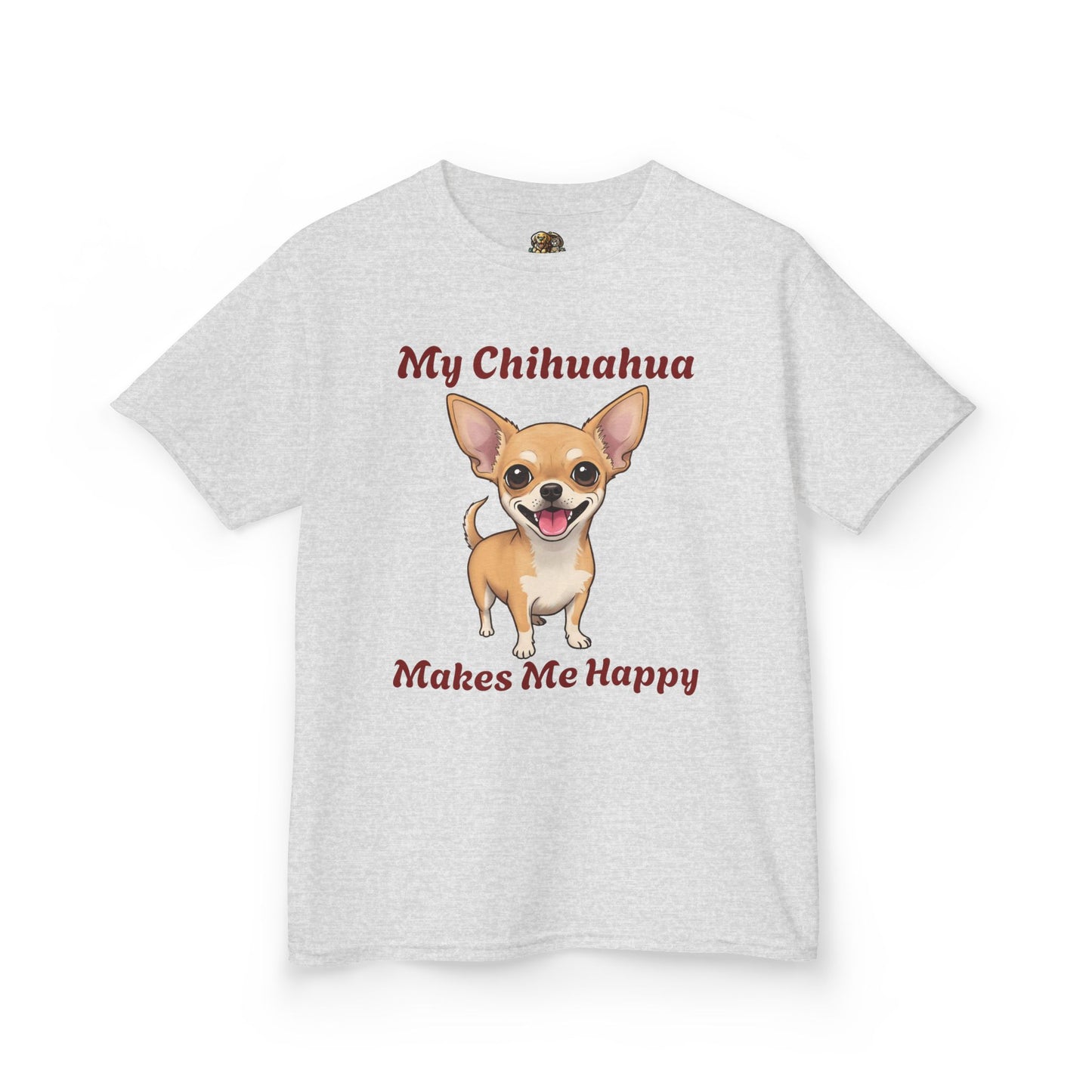 Kids My Chihuahua Tee. Adorable Dog Lover Gift, Animal Lover Shirt, Childrens Happy Tee, Cute Pet Apparel