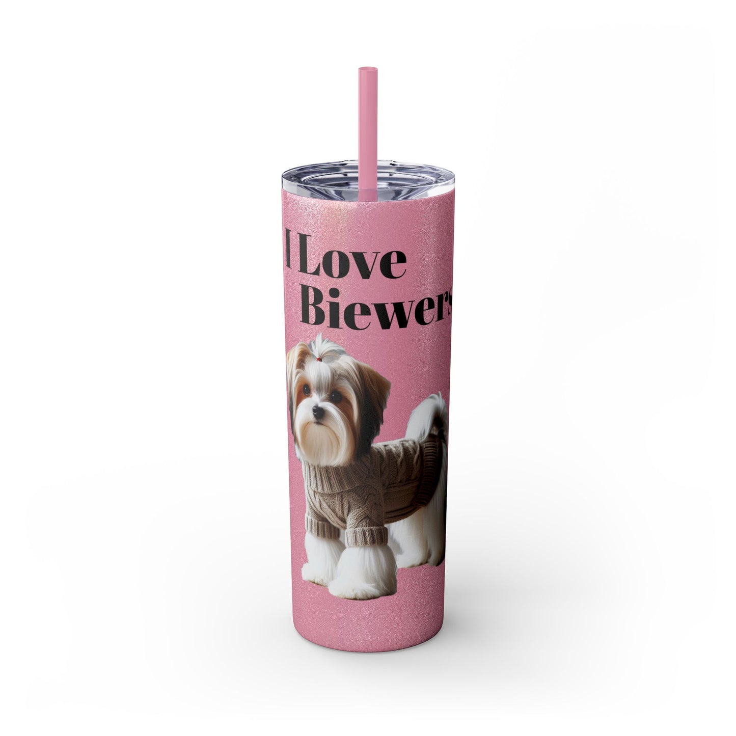 I Love Biewers! Skinny Tumbler - 20oz Dog Lover Drinkware