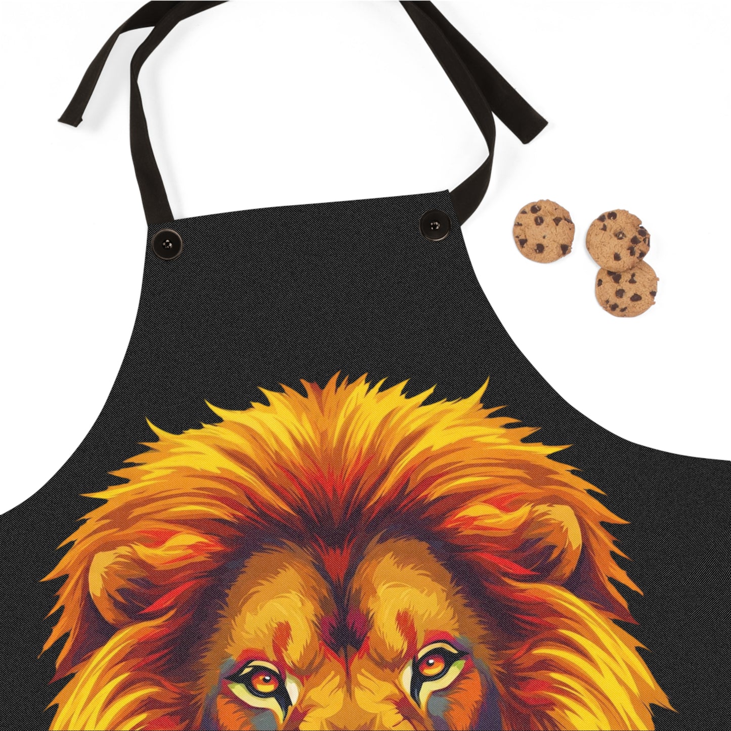 Majestic Lion Apron - Perfect for Cooking, Grilling, Baking, Gift for Chefs, Home Cooks, Cooking Enthusiasts