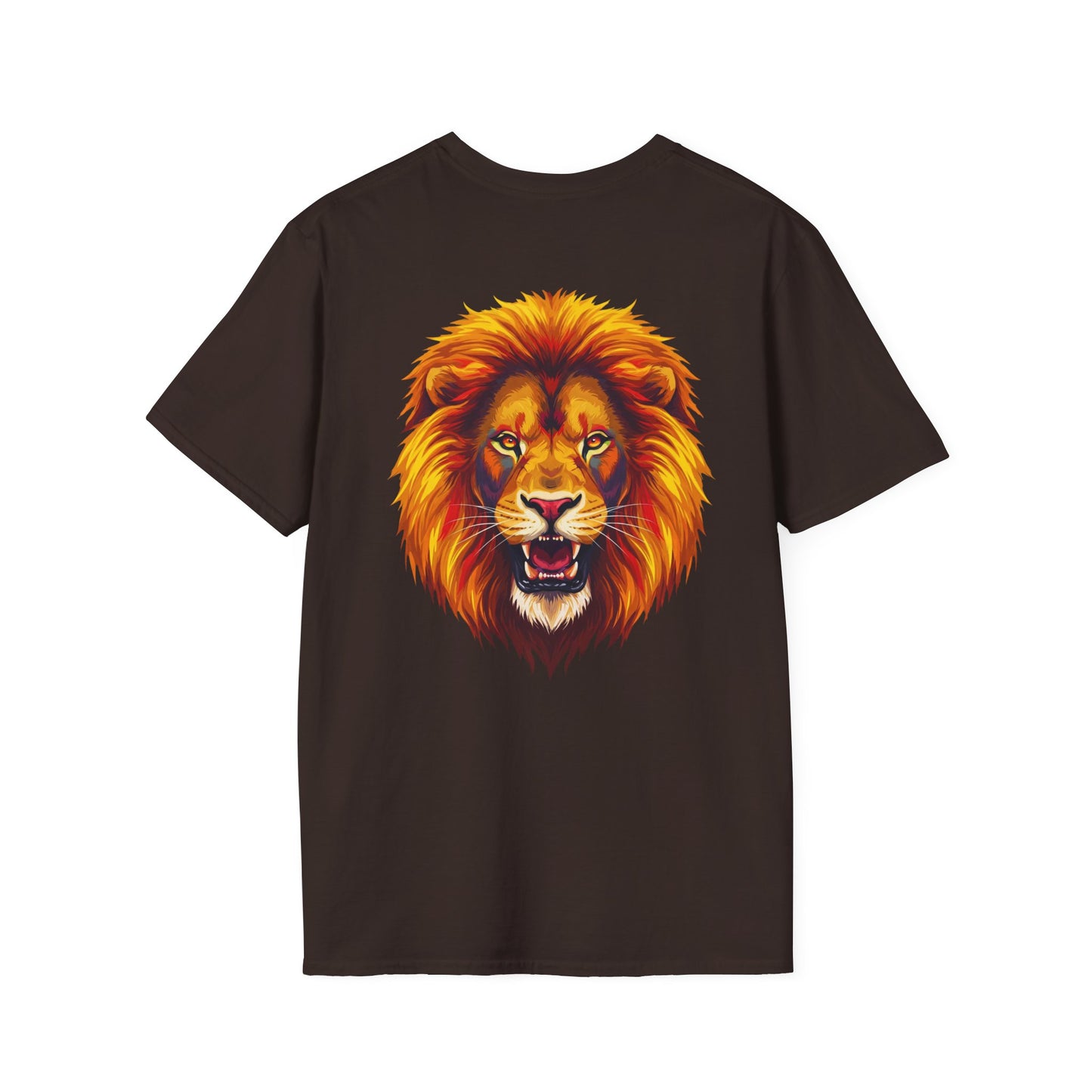 Fierce Lion Graphic Tee, Animal Lover Shirt, Graphic T-Shirt, Unisex Lion Shirt, Wild Animal Apparel, Gift for Nature Enthusiasts