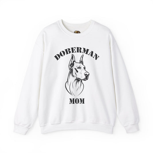 Doberman Mom Crewneck Sweatshirt - Cozy Gift for Dog Lovers