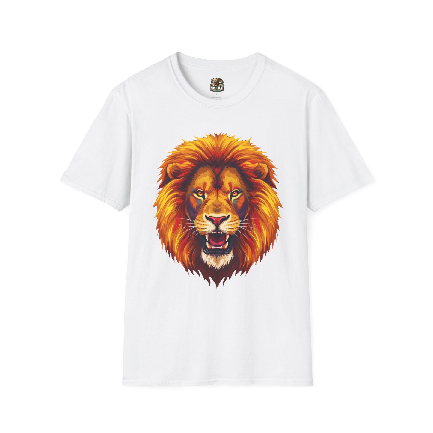Fierce Lion Graphic Tee, Animal Lover Shirt, Graphic T-Shirt, Unisex Lion Shirt, Wild Animal Apparel, Gift for Nature Enthusiasts