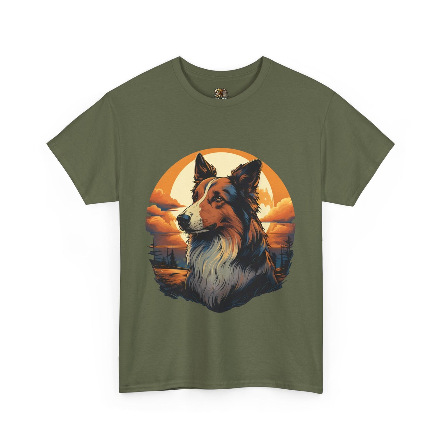 Collie Lover T-Shirt, Dog Mom Gift, Animal Graphic Tee, Cute Pet Owner Shirt, Dog Dad Present
