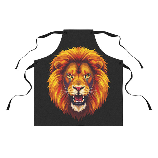 Majestic Lion Apron - Perfect for Cooking, Grilling, Baking, Gift for Chefs, Home Cooks, Cooking Enthusiasts