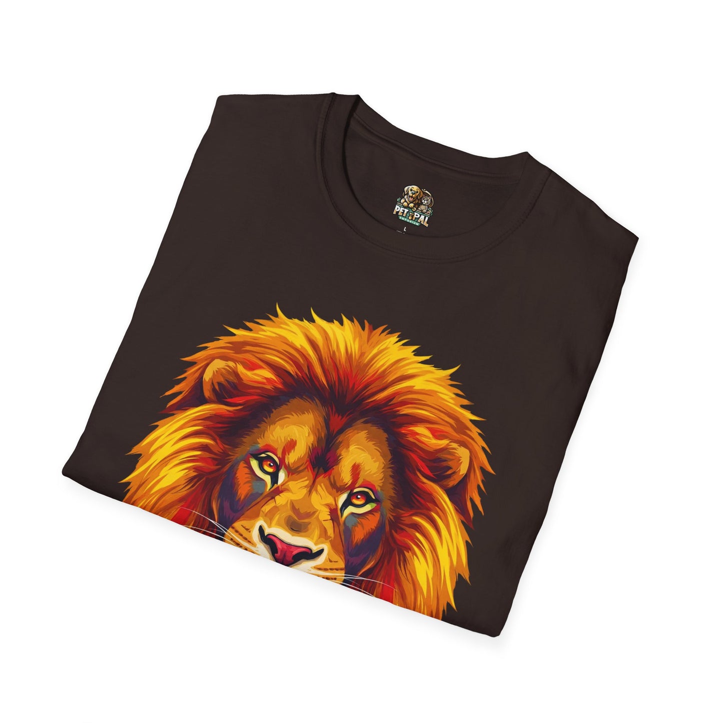 Fierce Lion Graphic Tee, Animal Lover Shirt, Graphic T-Shirt, Unisex Lion Shirt, Wild Animal Apparel, Gift for Nature Enthusiasts