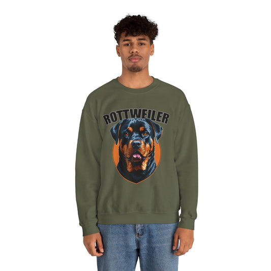 Rottweiler Love Crewneck Sweatshirt | Dog Mom Gift, Pet Lover Apparel, Cozy Sweatshirt, Animal Lover Gift, Birthday Gift