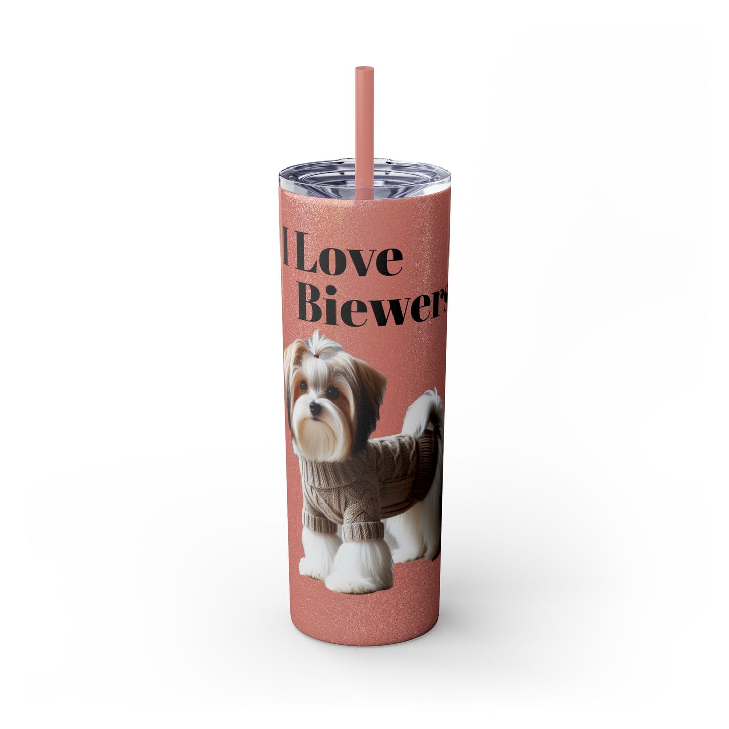 I Love Biewers! Skinny Tumbler - 20oz Dog Lover Drinkware