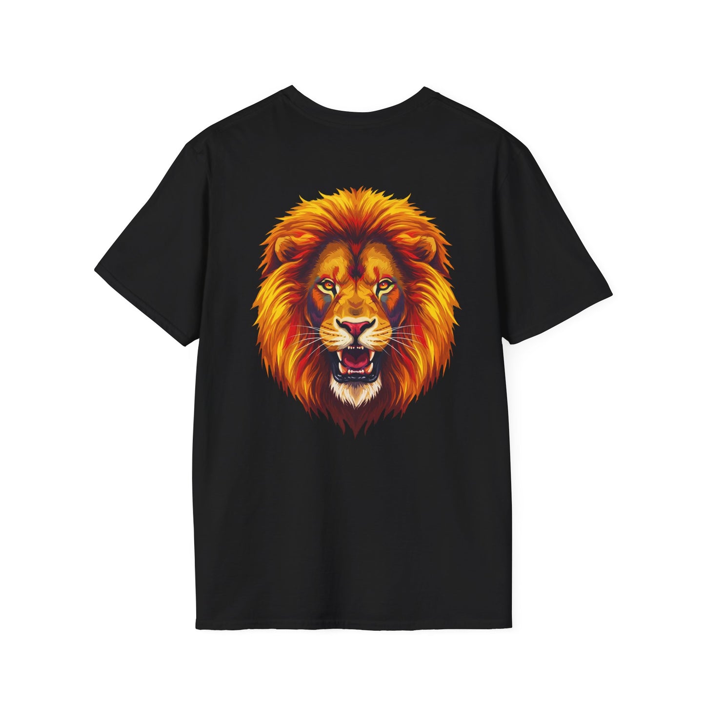 Fierce Lion Graphic Tee, Animal Lover Shirt, Graphic T-Shirt, Unisex Lion Shirt, Wild Animal Apparel, Gift for Nature Enthusiasts