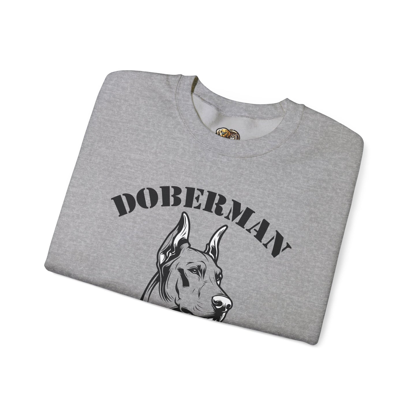 Doberman Mom Crewneck Sweatshirt - Cozy Gift for Dog Lovers