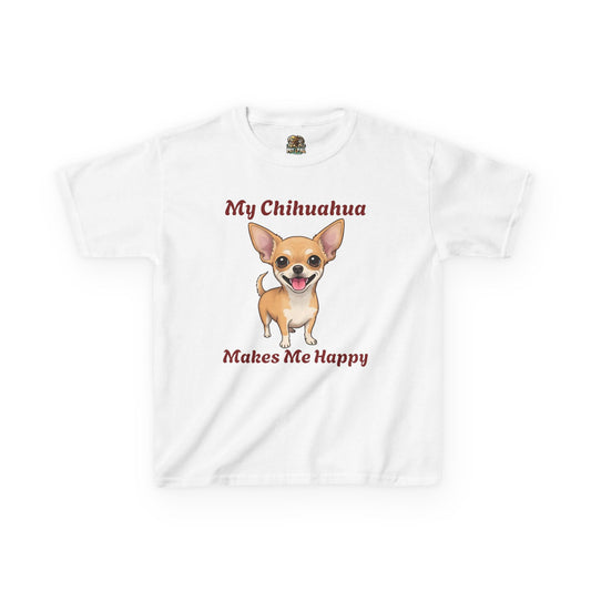 Kids My Chihuahua Tee.  Adorable Dog Lover Gift, Animal Lover Shirt, Childrens Happy Tee, Cute Pet Apparel
