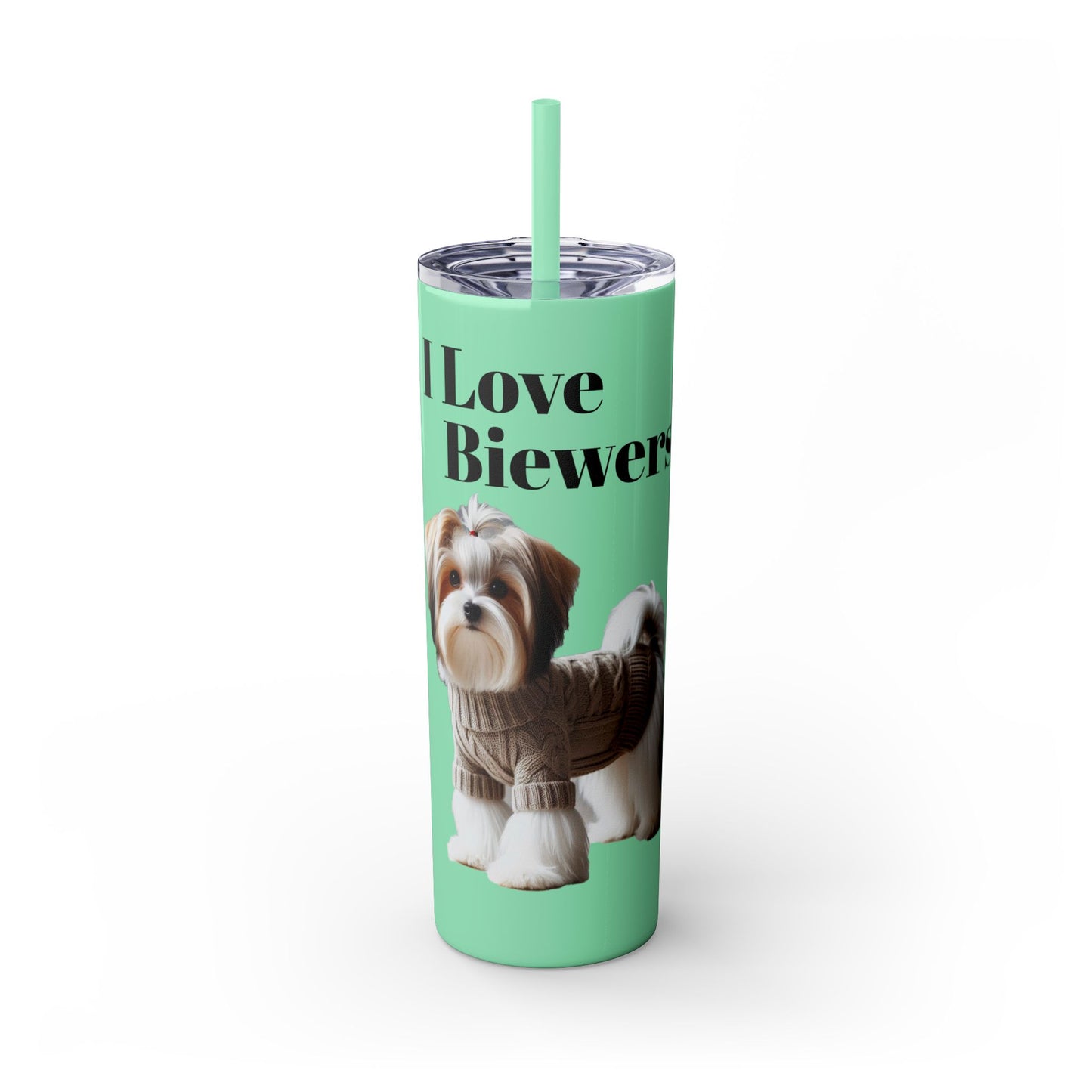 I Love Biewers! Skinny Tumbler - 20oz Dog Lover Drinkware