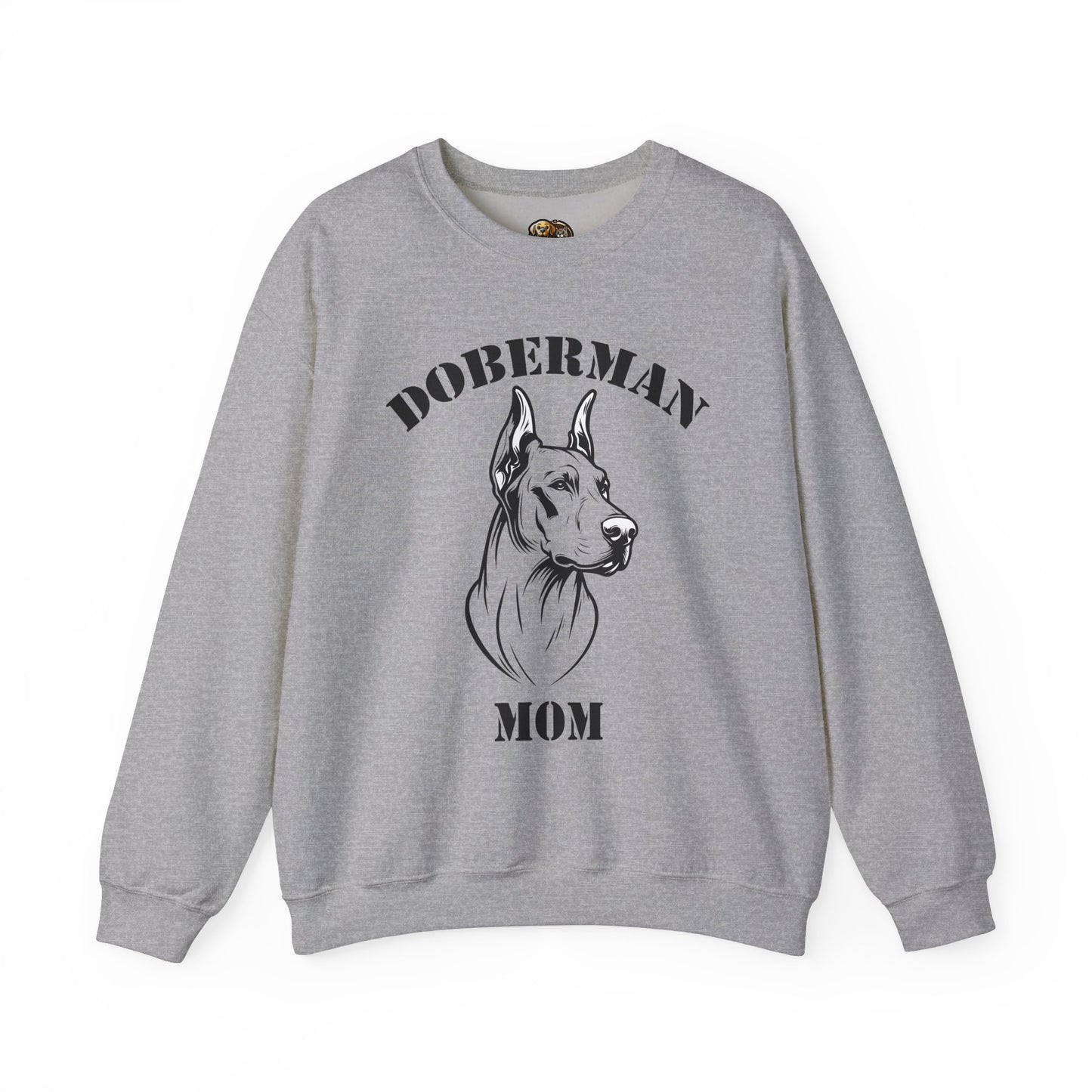 Doberman Mom Crewneck Sweatshirt - Cozy Gift for Dog Lovers