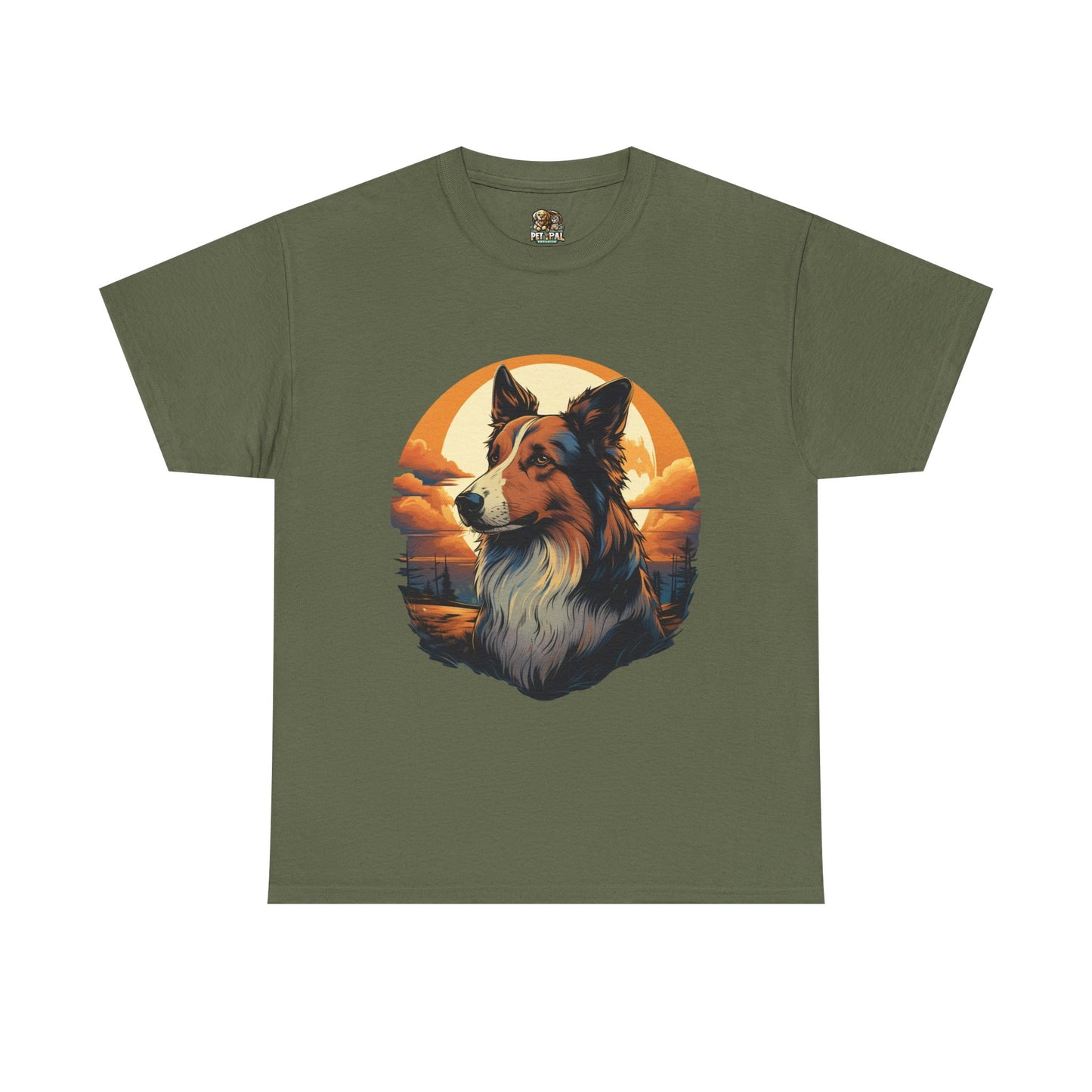 Collie Lover T-Shirt, Dog Mom Gift, Animal Graphic Tee, Cute Pet Owner Shirt, Dog Dad Present
