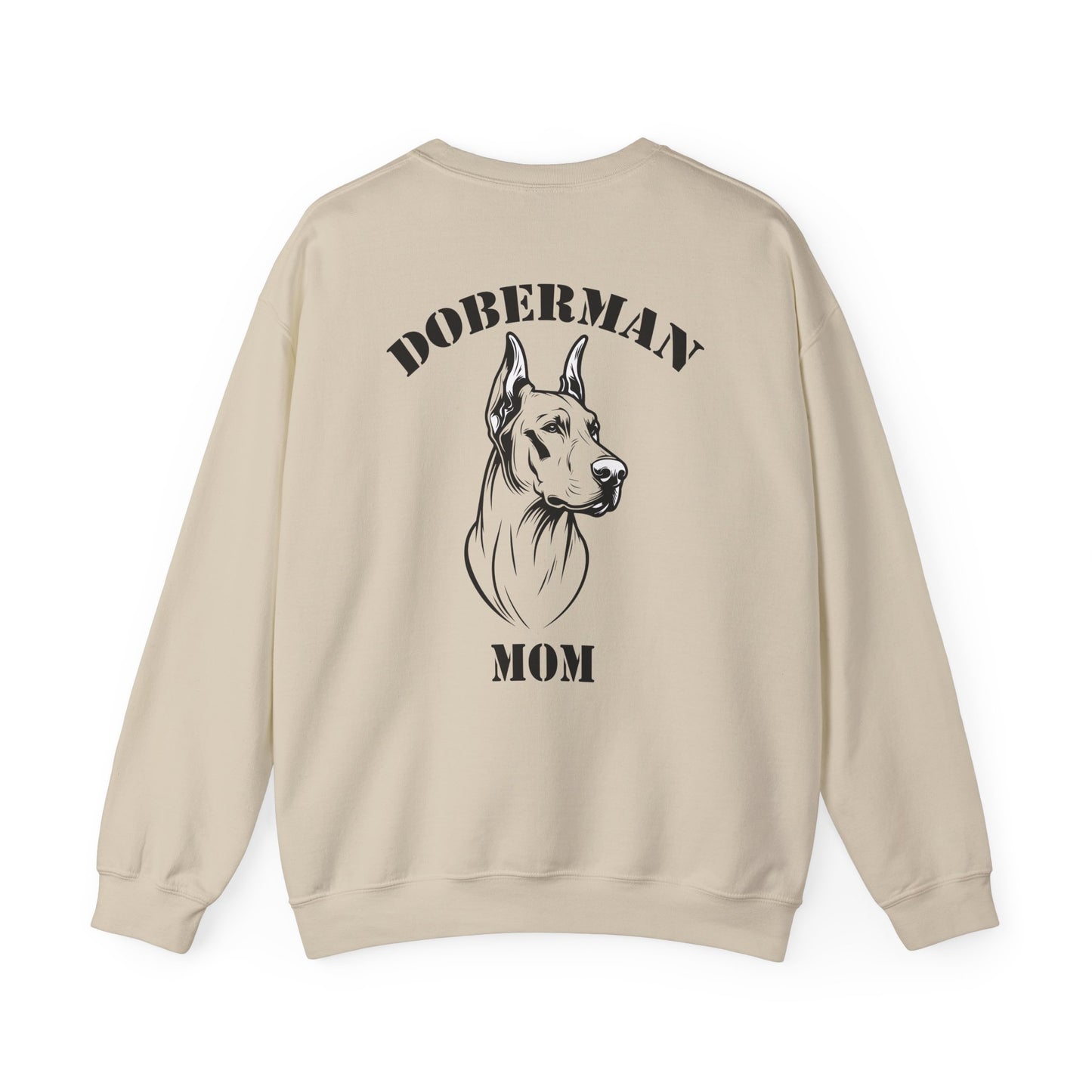Doberman Mom Crewneck Sweatshirt - Cozy Gift for Dog Lovers