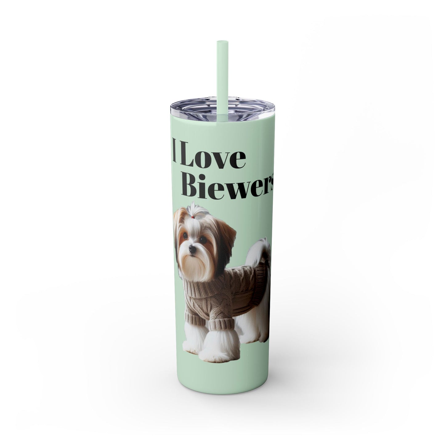 I Love Biewers! Skinny Tumbler - 20oz Dog Lover Drinkware