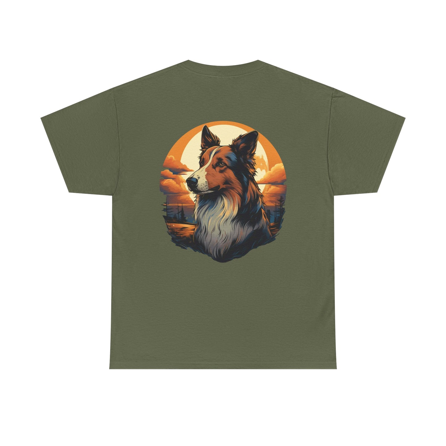 Collie Lover T-Shirt, Dog Mom Gift, Animal Graphic Tee, Cute Pet Owner Shirt, Dog Dad Present